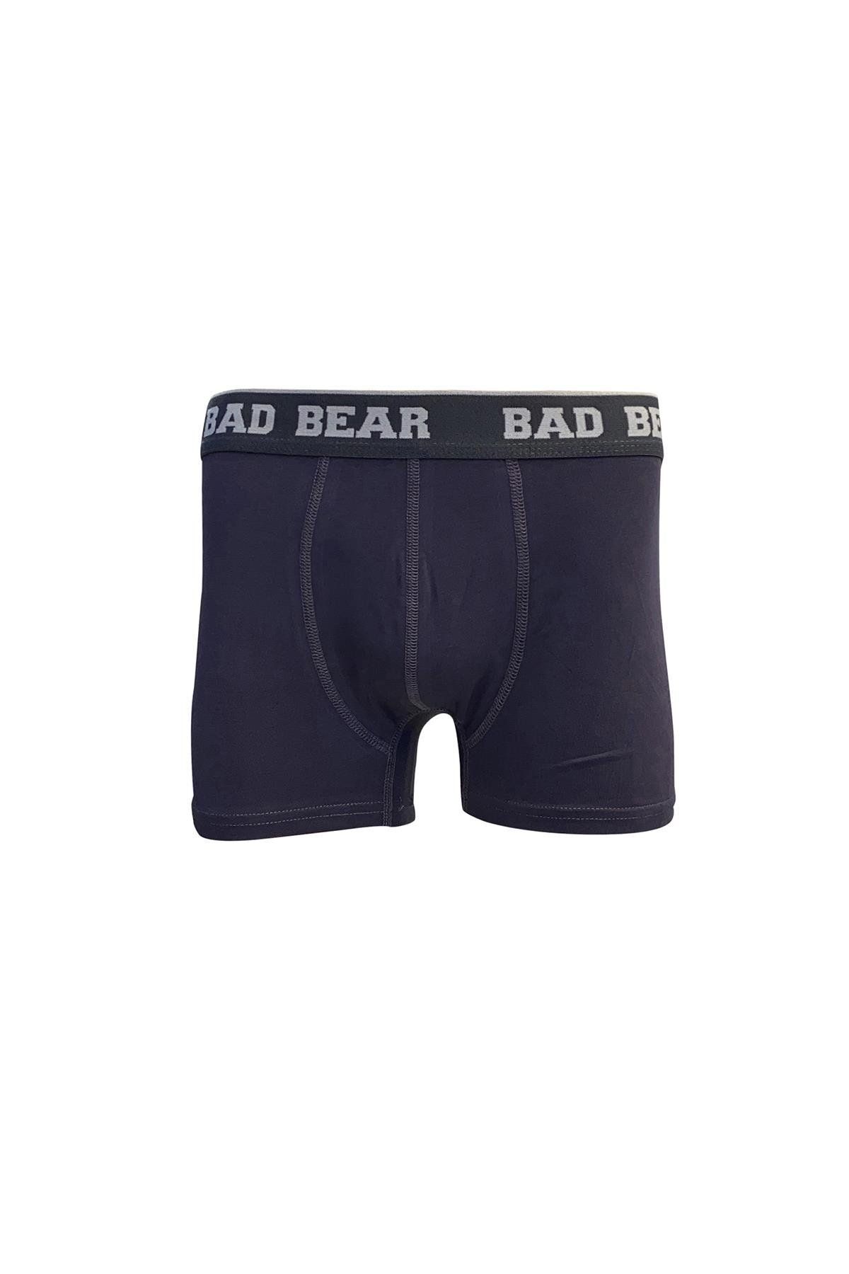 شورت باکسر خاکستری مردانه بوکسور اصلی آنتراسیت اورجینال Bad Bear