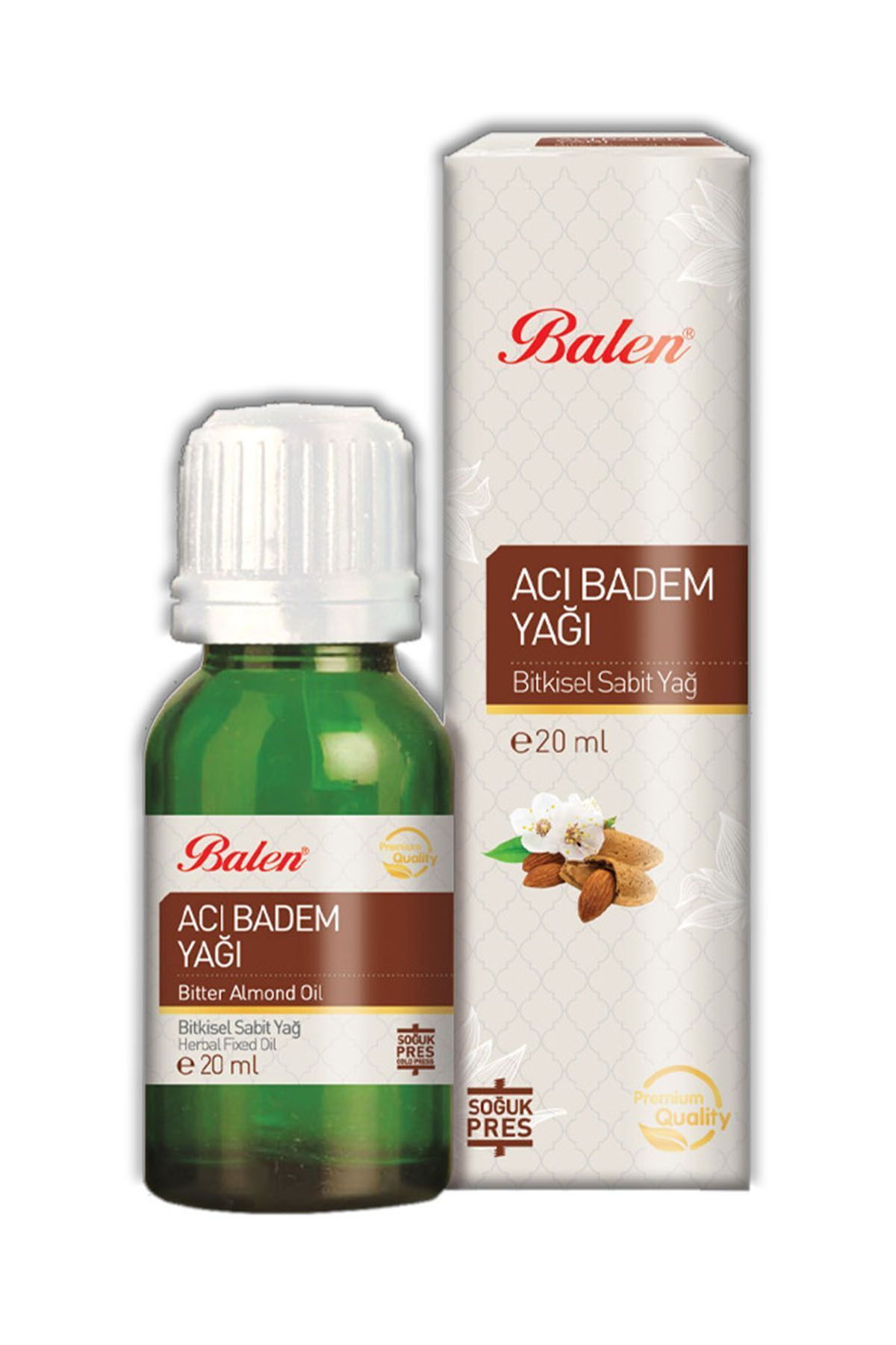 روغن بادام تلخ پرس سرد 20 میلی لیتر Balen