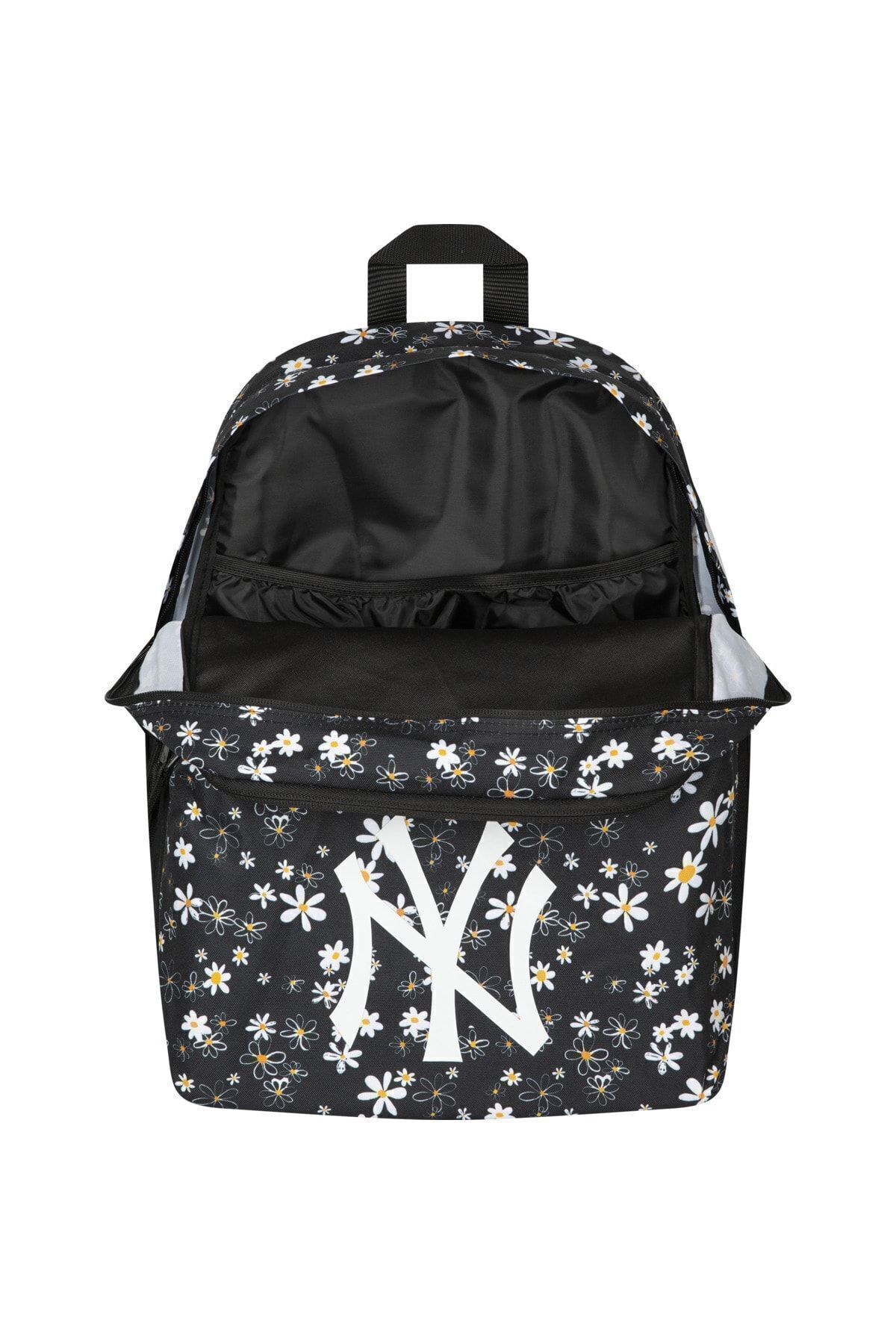 کوله پشتی مشکی زنانه MLB FLORAL MULTI STADIUM NEYYAN BLKWHI NEW ERA