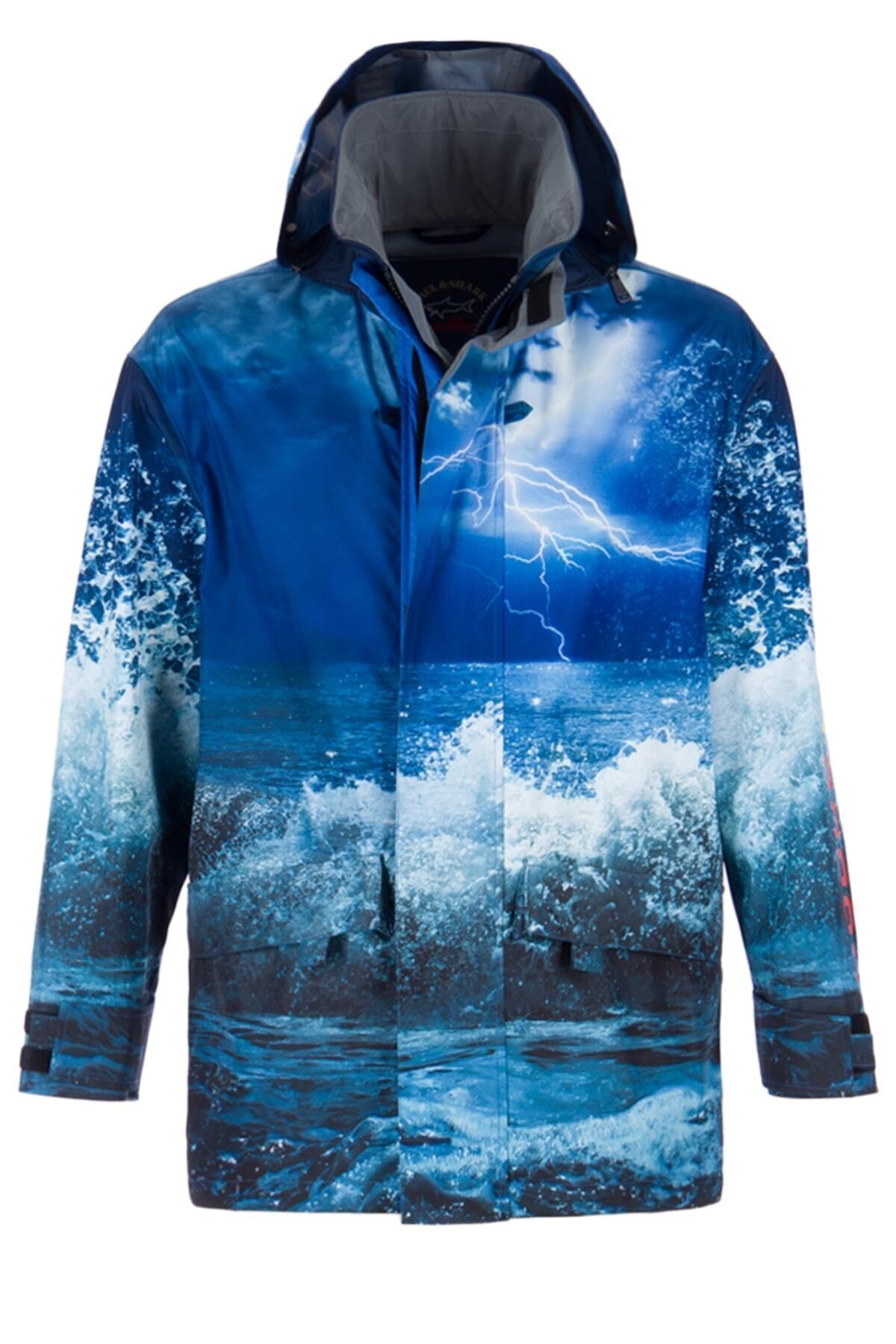 پال اند شارک کاپشن مردانه آستین بلند سرمه‌ای P20p2255-100