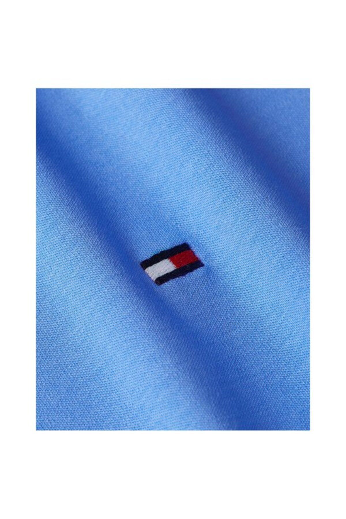 Tommy Hilfiger-تي شيرت رجالي من القطن للاستخدام اليومي بشعار العلامة التجارية MW0MW33202-C30 3