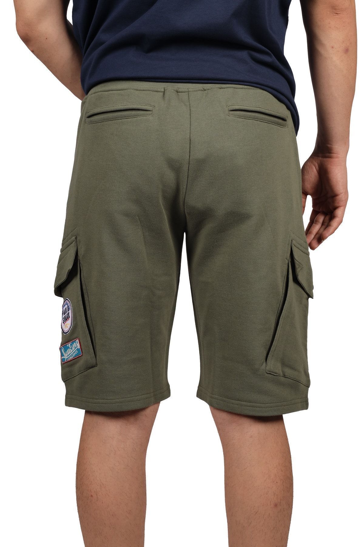 Erkek Pamuklu Regular Fit Düz Haki Şort 21411930-270 - 3