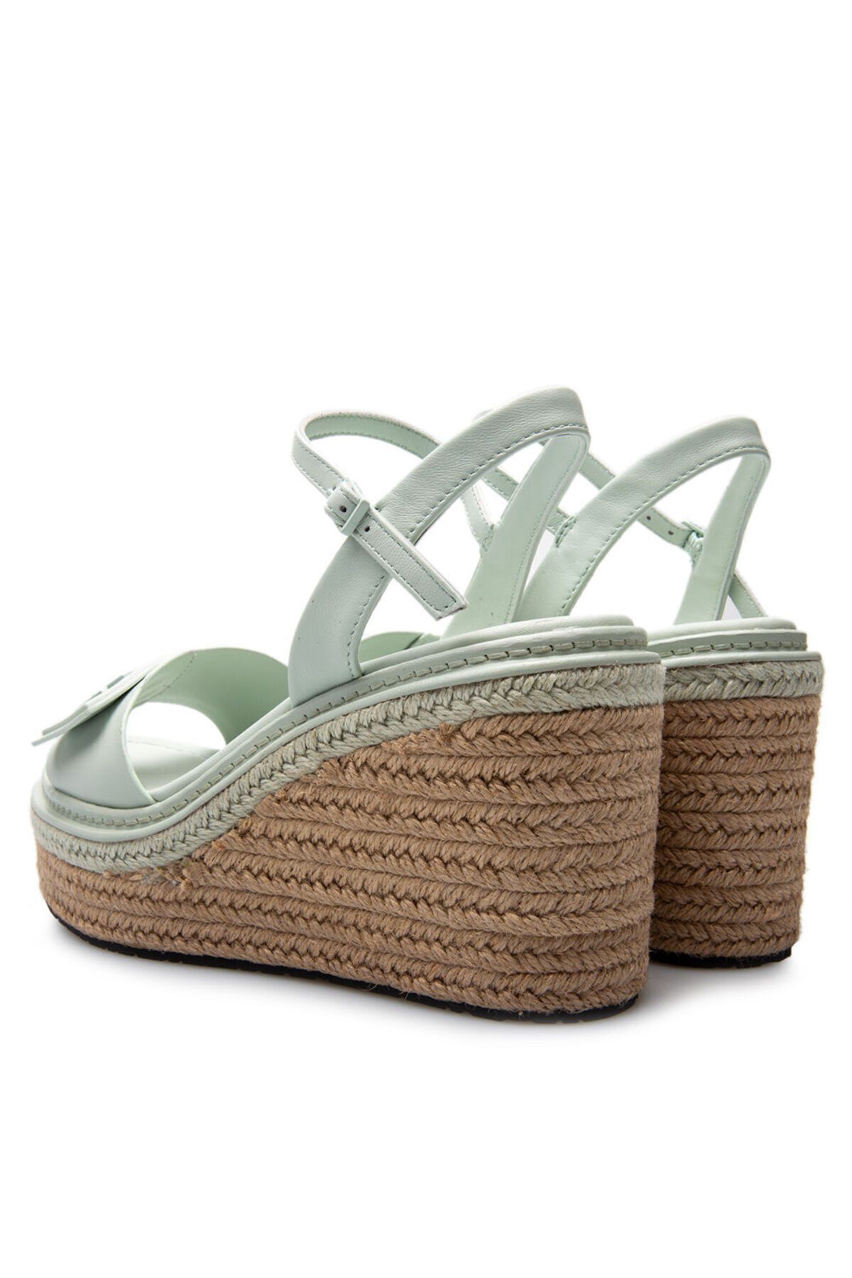 صندل سبز زنانه برند بر اساس نام تجاری Logel Green HW0HW01963 LIA Calvin Klein