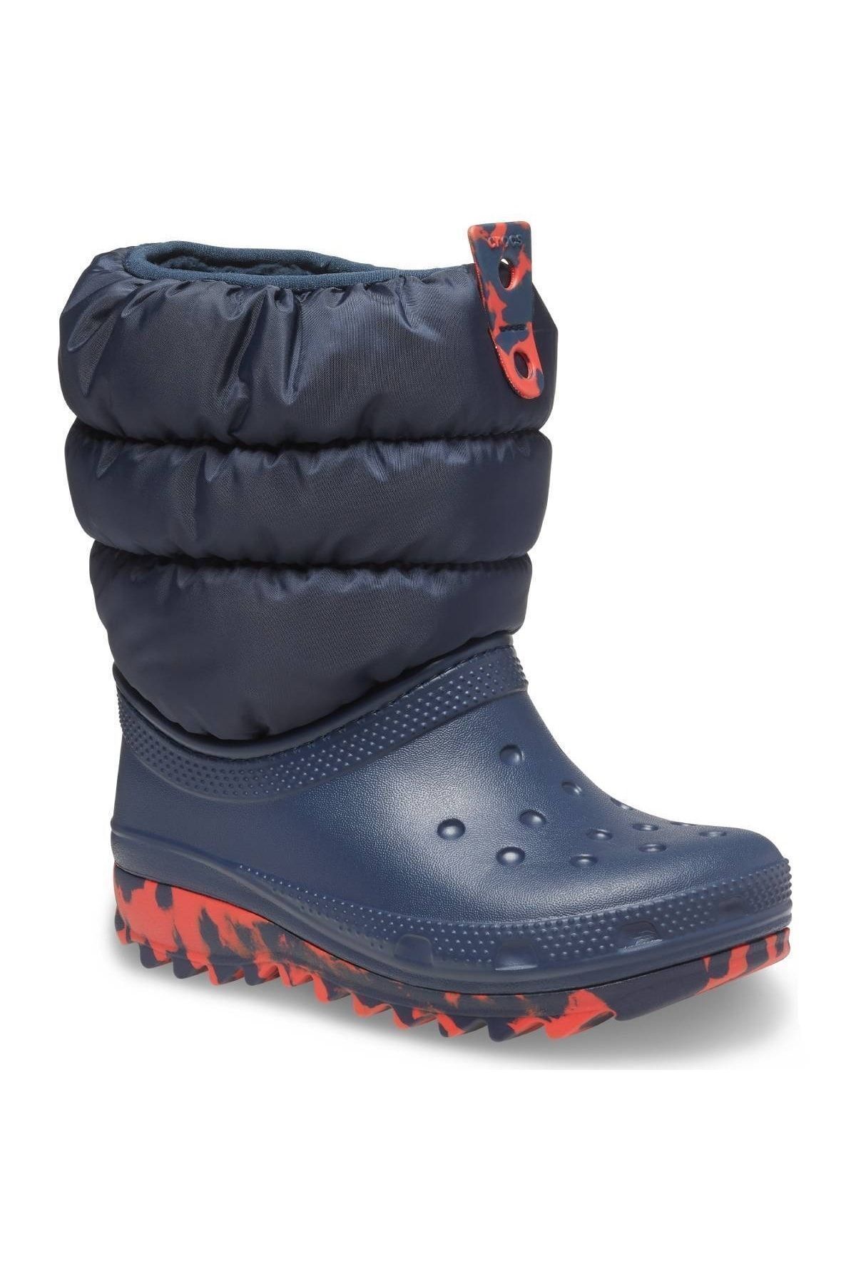 Crocs Classic Neo Puff Boot T Navy 207684 410 Cocuk Ayakkab