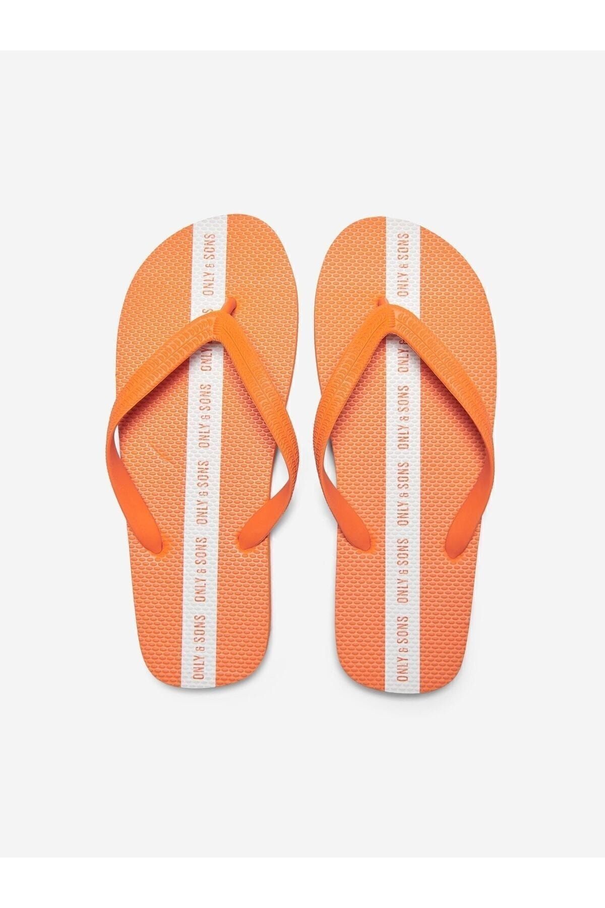 دمپایی نارنجی مردانه Jonhatan Flipflop 22019530-23 Only & Sons