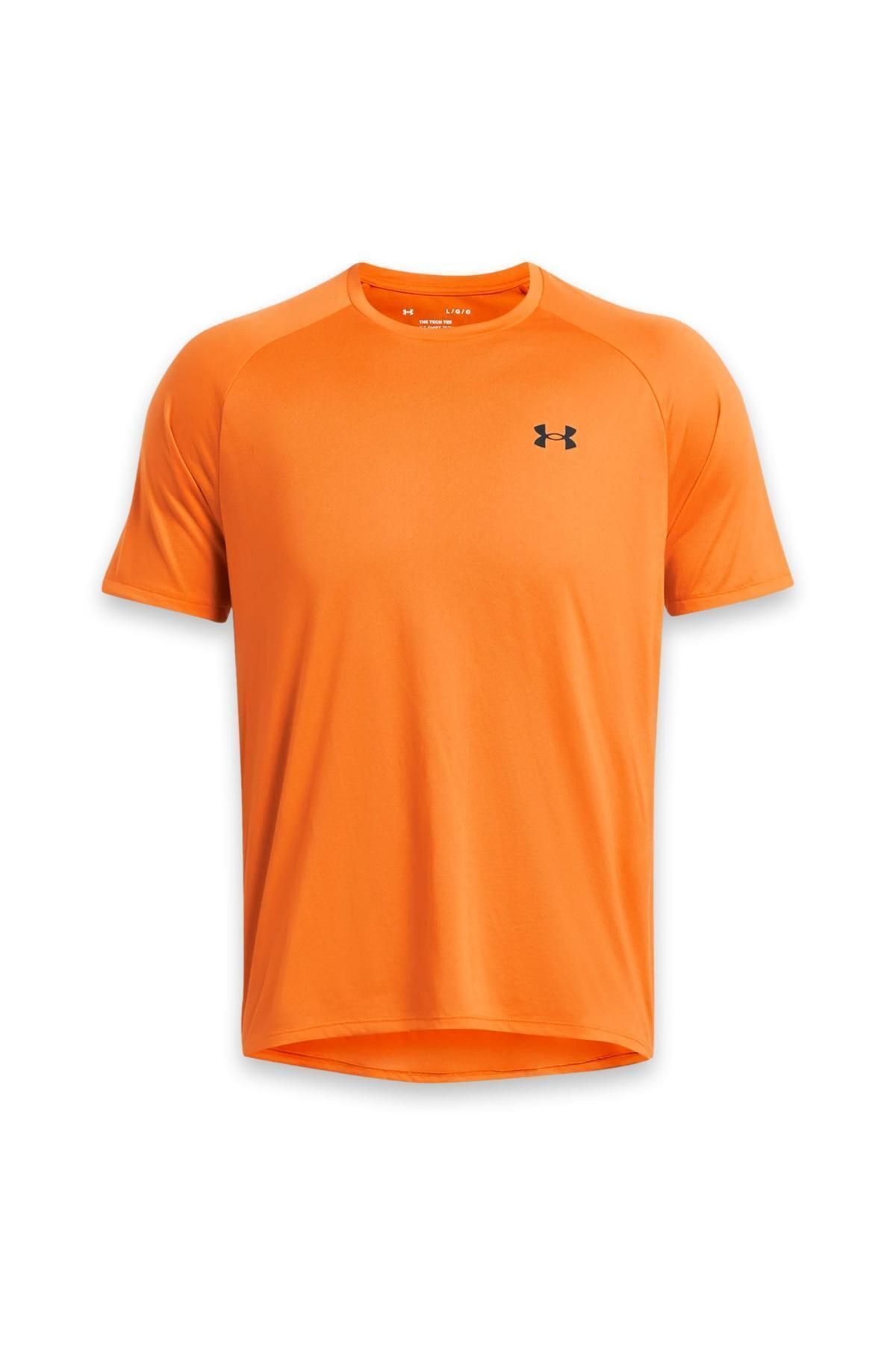 تی شرت مشکی مردانه TECH 2.0 نارنجی TEE Under Armour