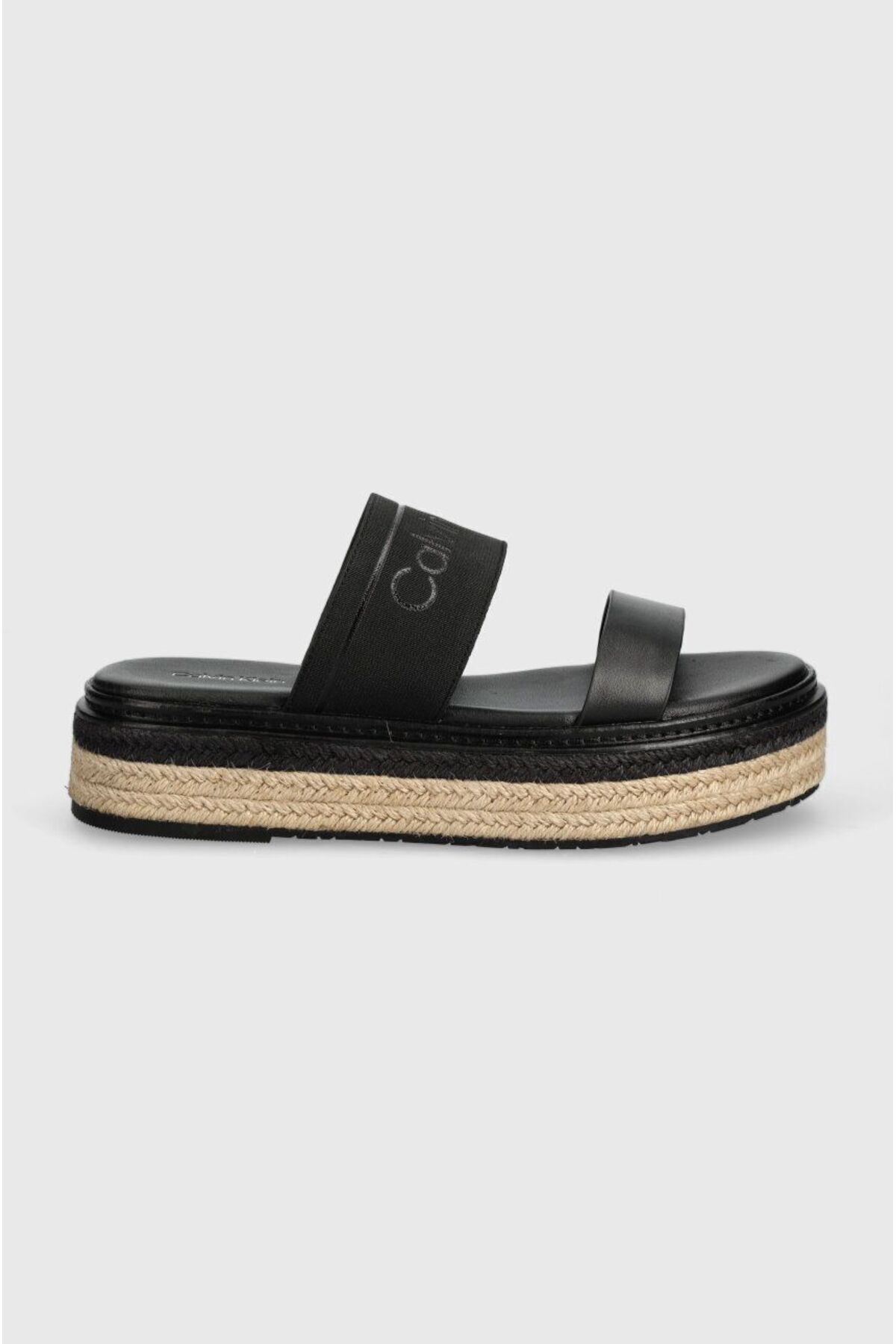 کفش پاشنه بلند زنانه استفاده روزانه دمپایی مشکی HW0HW01966-BEH Calvin Klein