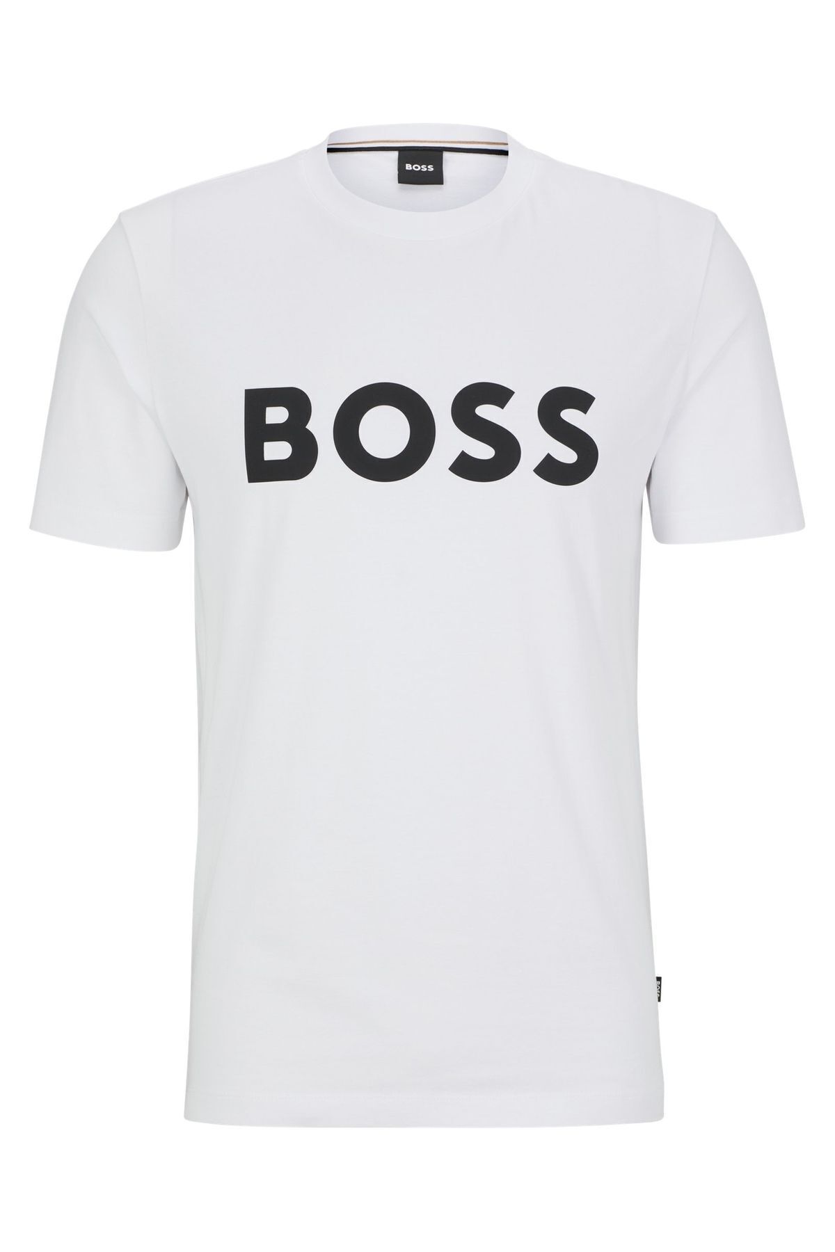تی شرت سفید مردانه توری اورجینال BOSS