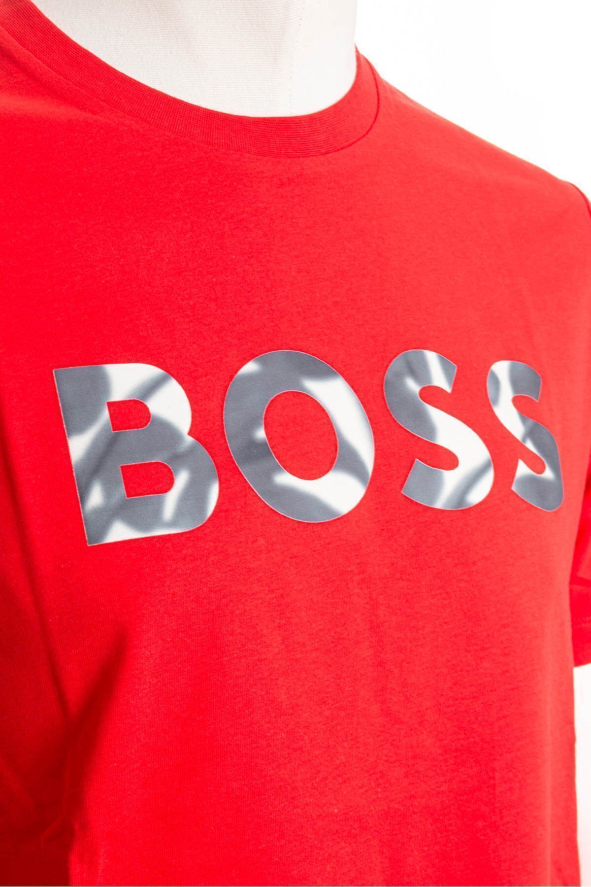 تی شرت قرمز مردانه پیراهن آستین کوتاه 627 BOSS