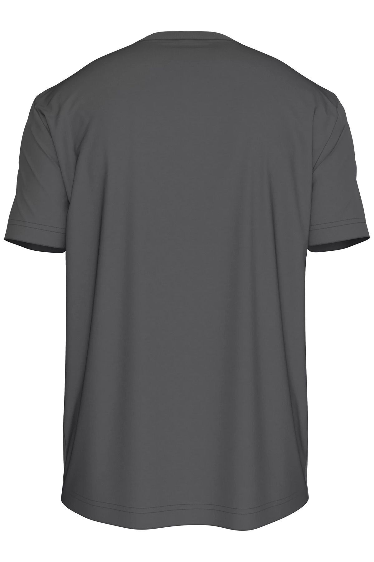 تی شرت خاکستری مردانه آرم برند آقایان روزانه از K10K11346 PCX استفاده کنید Calvin Klein