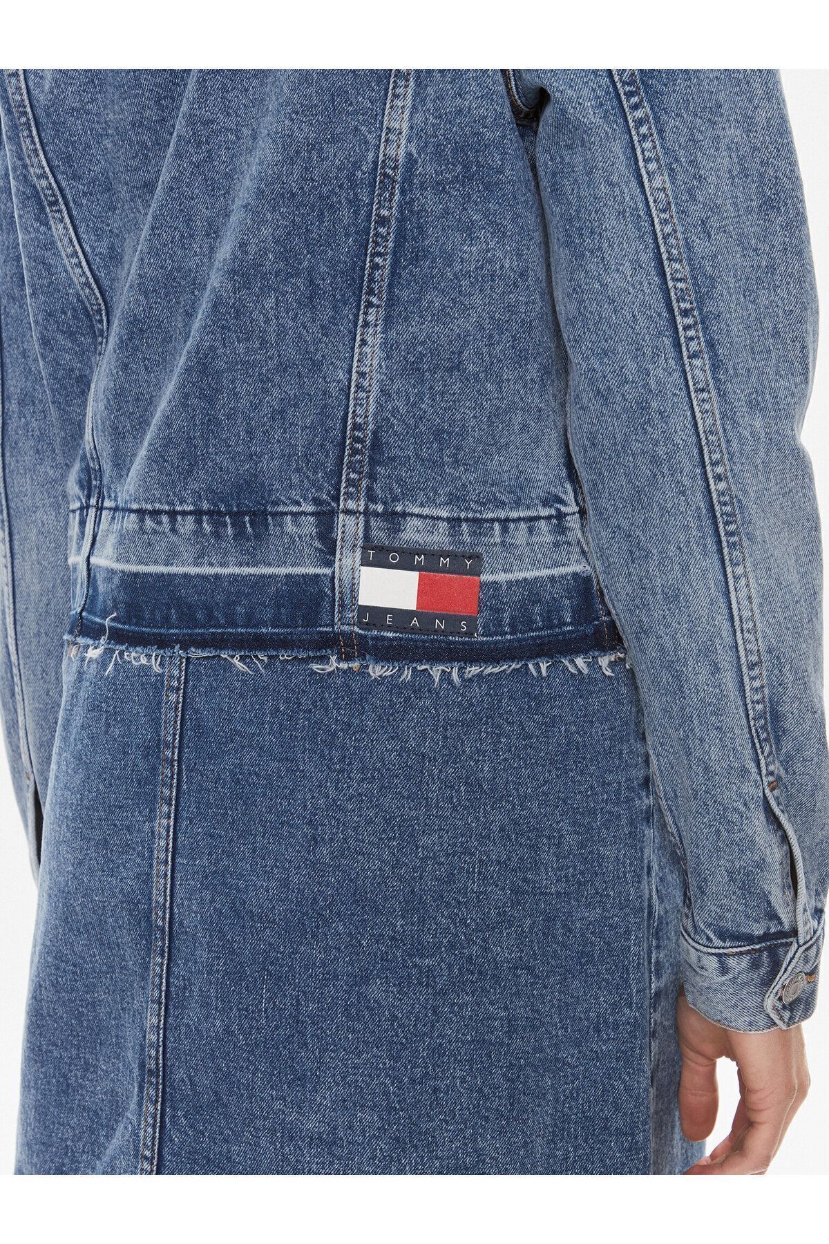 Tommy Hilfiger-Women's Logo Daily Use Anti-Sweat Fabric Blue1 Jacket DW0DW16989-1A5 6