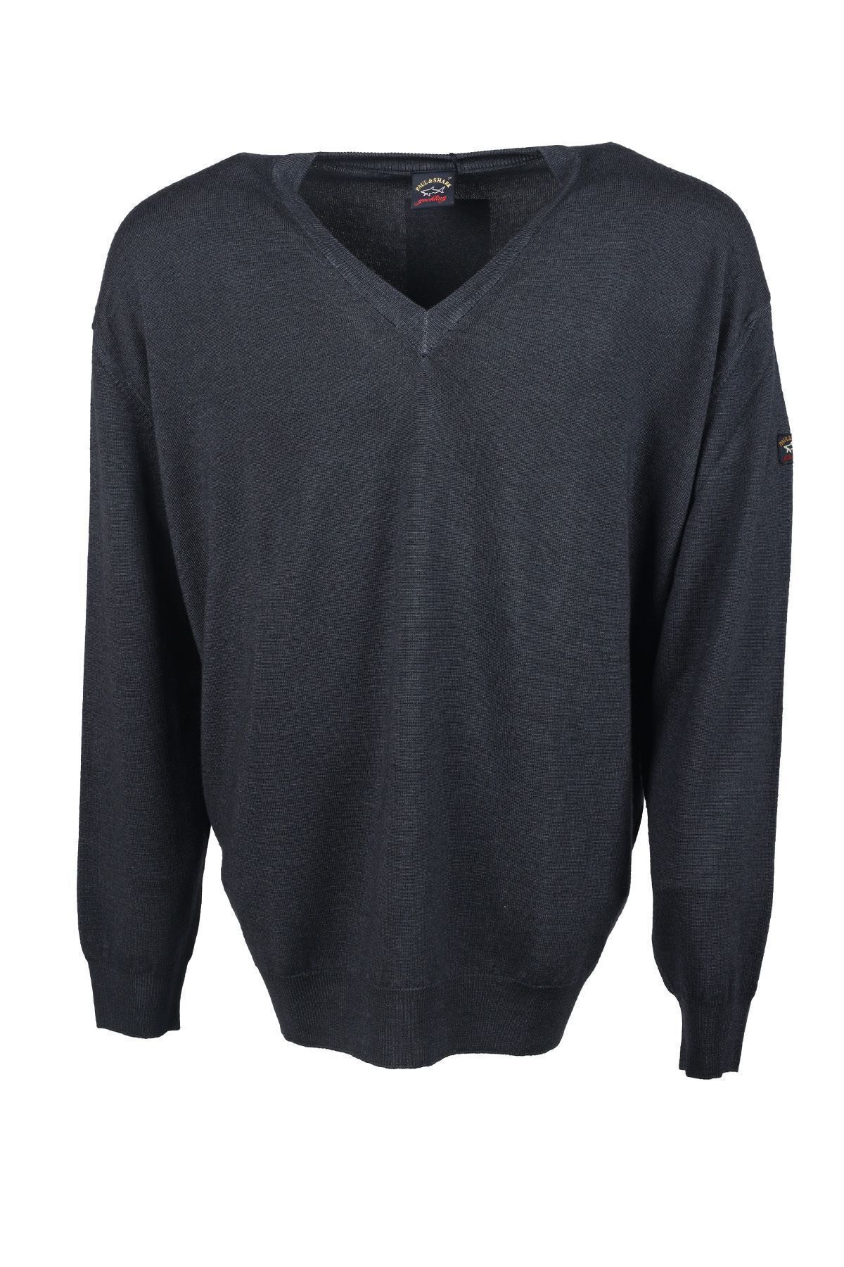 پال اند شارک ژاکت مردانه یقه هفت آستین بلند خاکستری تیره ۱۳۳۱۱۰۳۱A-۰۵۰