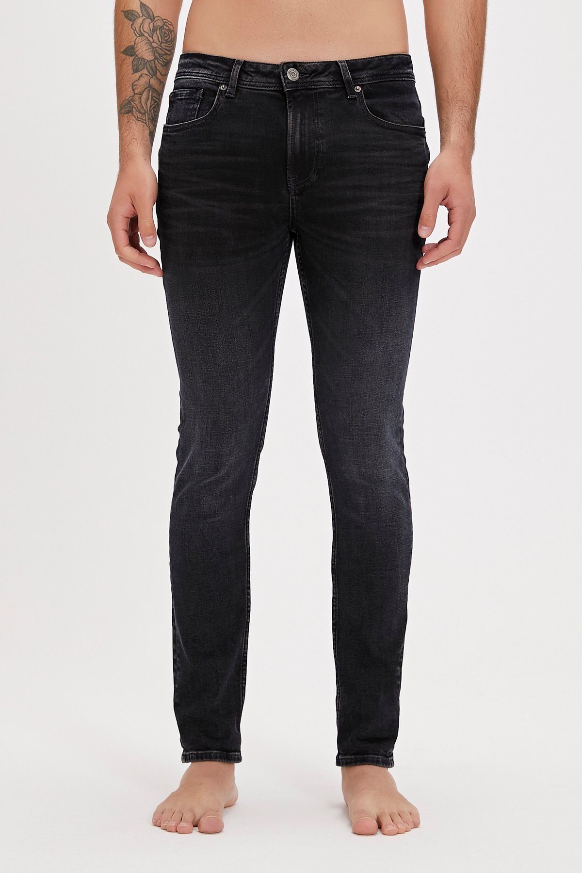 شلوار جین مردانه مشکی Xavier Jeans Bad Bear