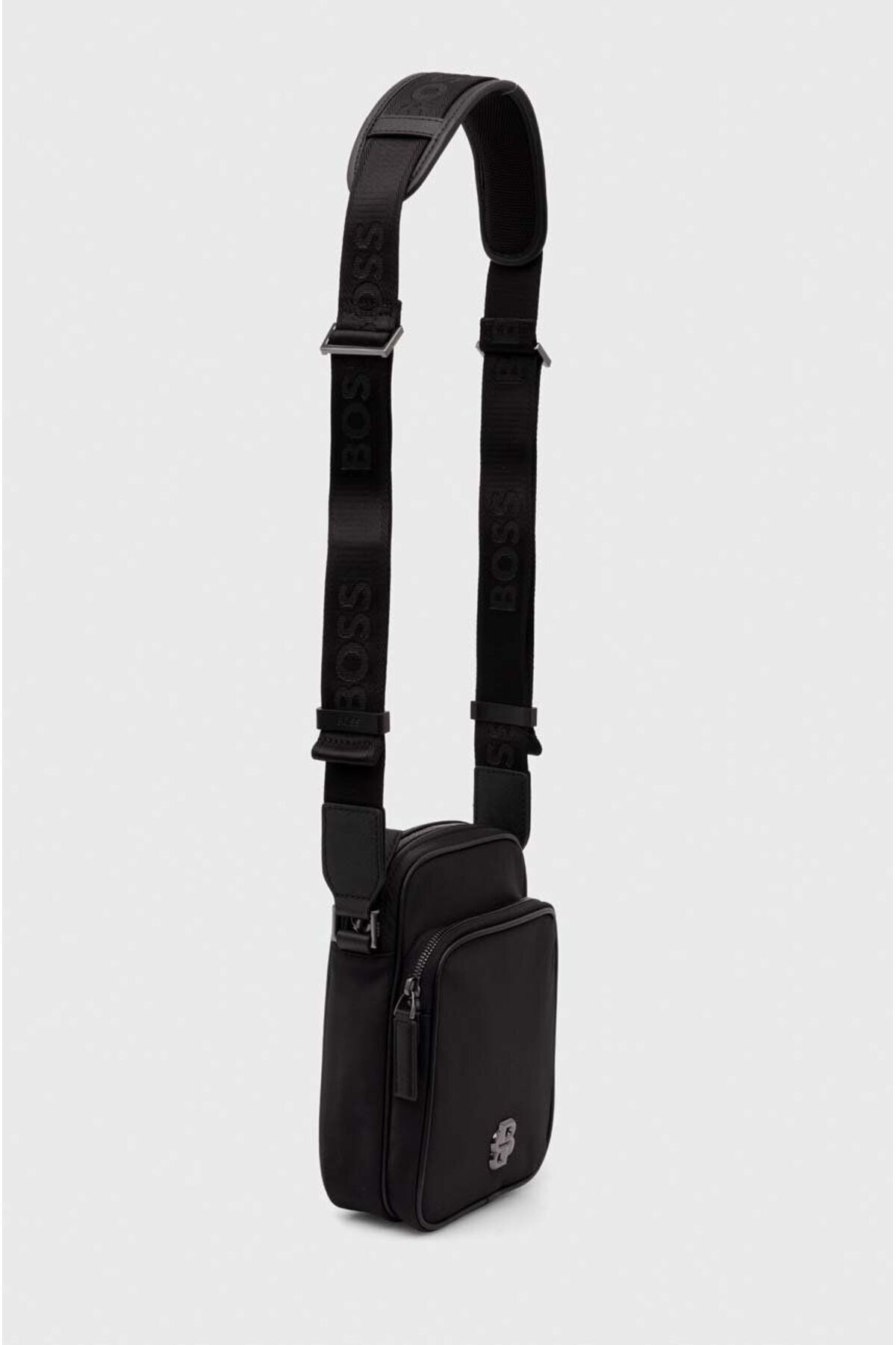 کیف شانه ای مردانه بسته بندی ZIPPER LOGO مردانه'S BARK CLOSE قابل تنظیم 50523462 001 BOSS