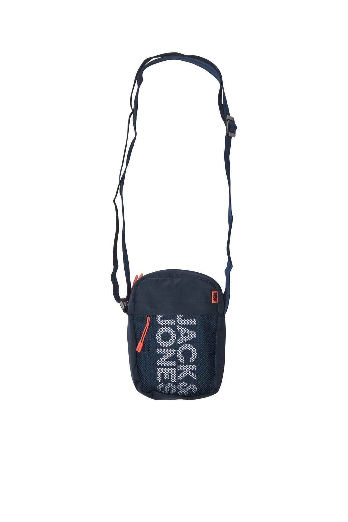 Jack Jones Jack Jones Jacashford Mesh Crossbody Men s Navy Blue Accessory bag shoulder Bag12233477 04 Trendyol
