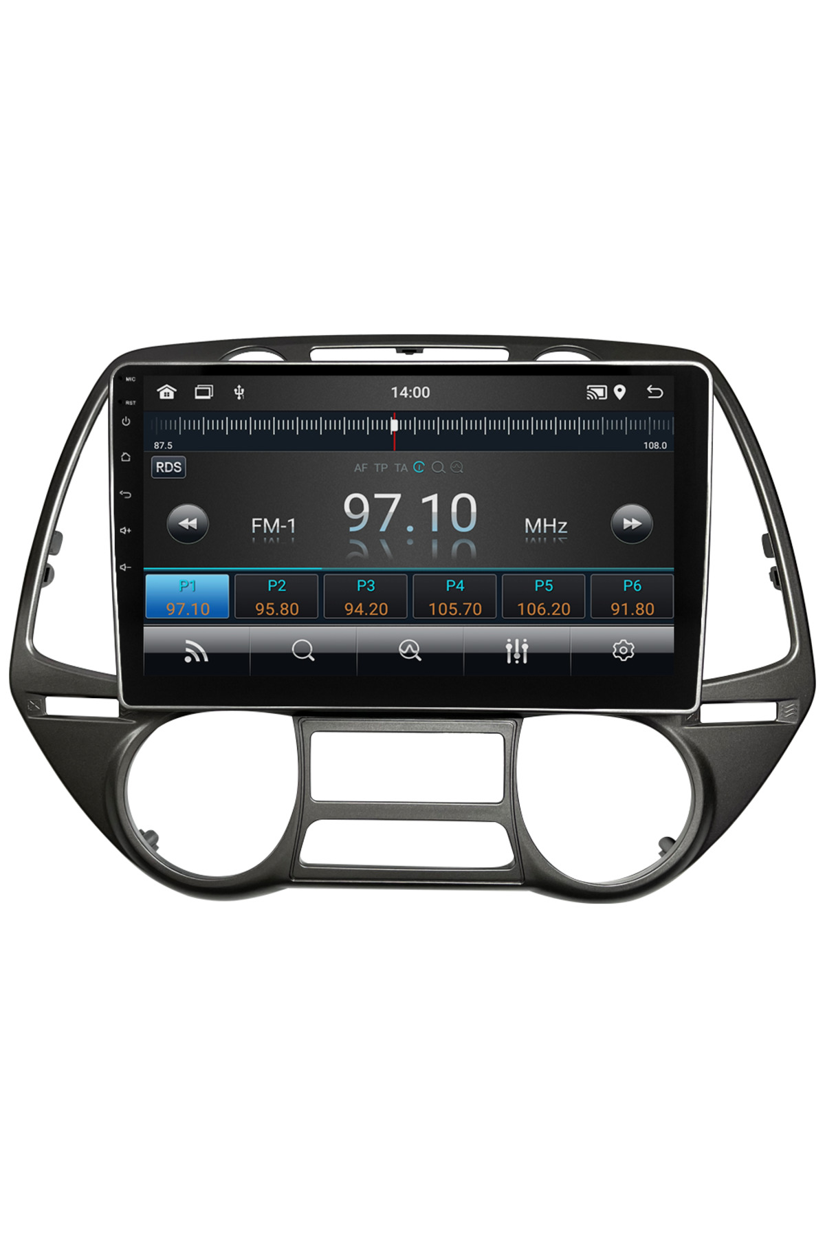 Carvocal-Hyundai I20 Android Multimedia System - 2009-2012 CRV-4284X 5