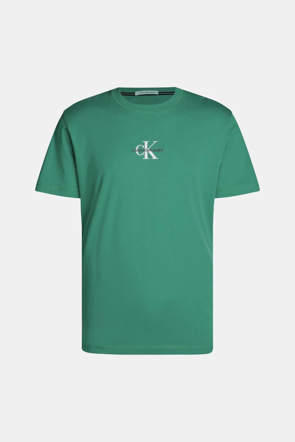 تی شرت سبز مردانه دوچرخه سواری آستین کوتاه روزانه J30J325649 L5Y Calvin Klein