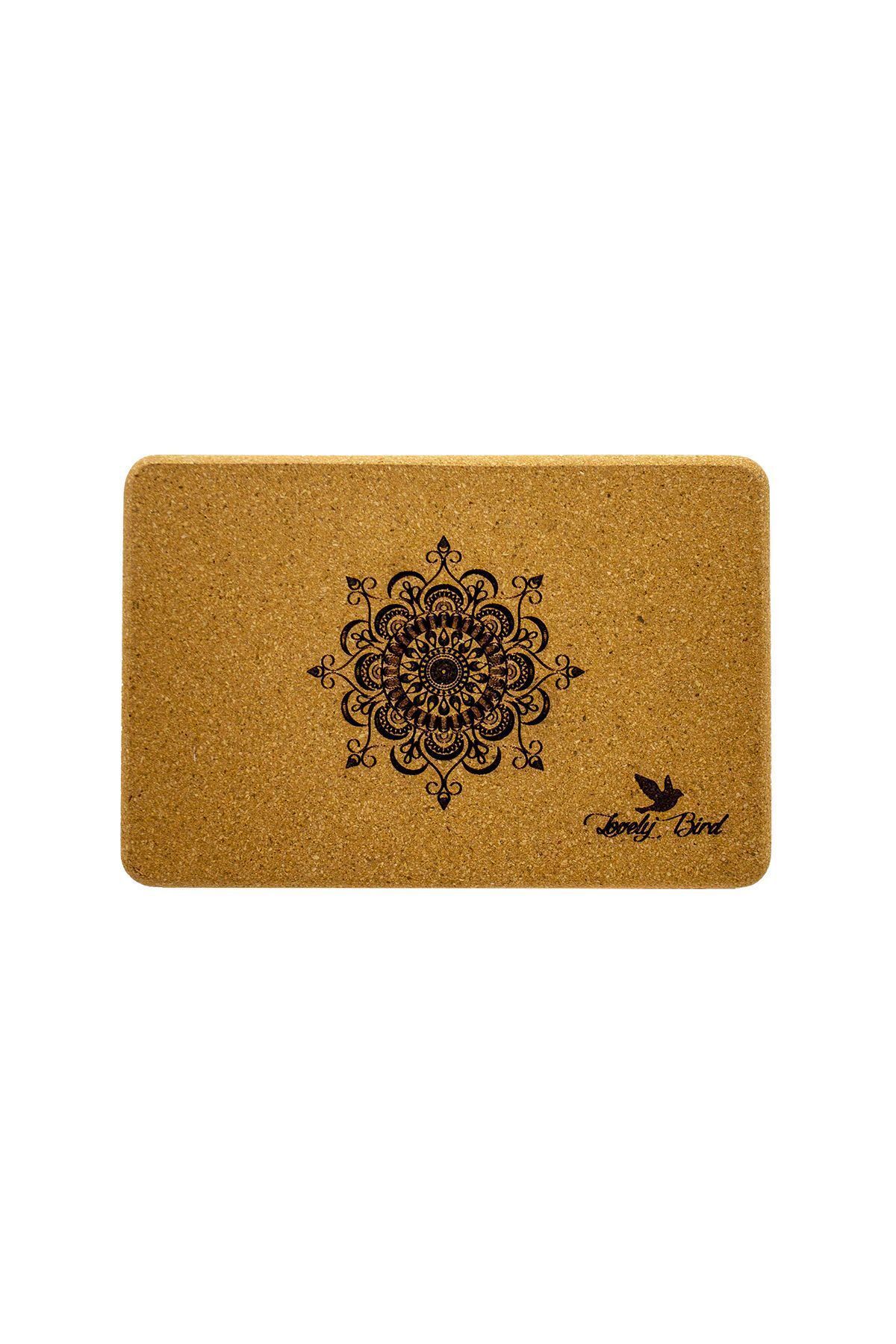 Lovelybird Mantar Yoga Blogu Mandala Desenli (1 ADET) 800 gr 7,5x15x23,5 Cm