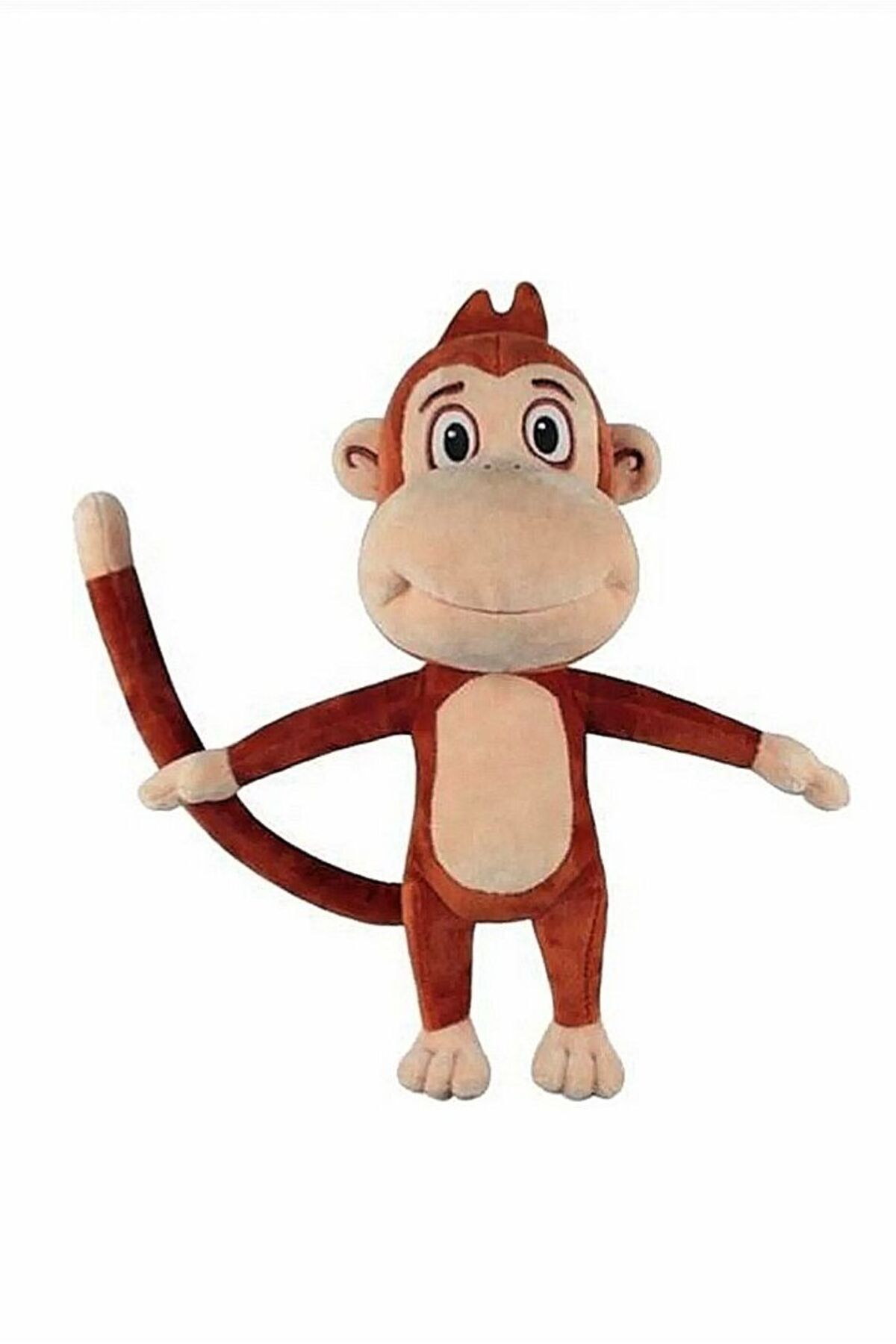 Şeker Adası Kukuli Müzikli Sesli Peluş Kahverengi Maymun 35 Cm Lisanslı fotoğrafı 3 (önizleme)