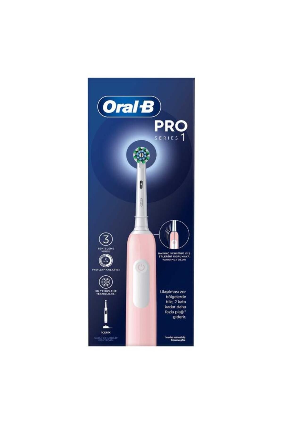 Oral-B Pro Series 1 Şarjlı Diş Fırçası - Pembe 80713554