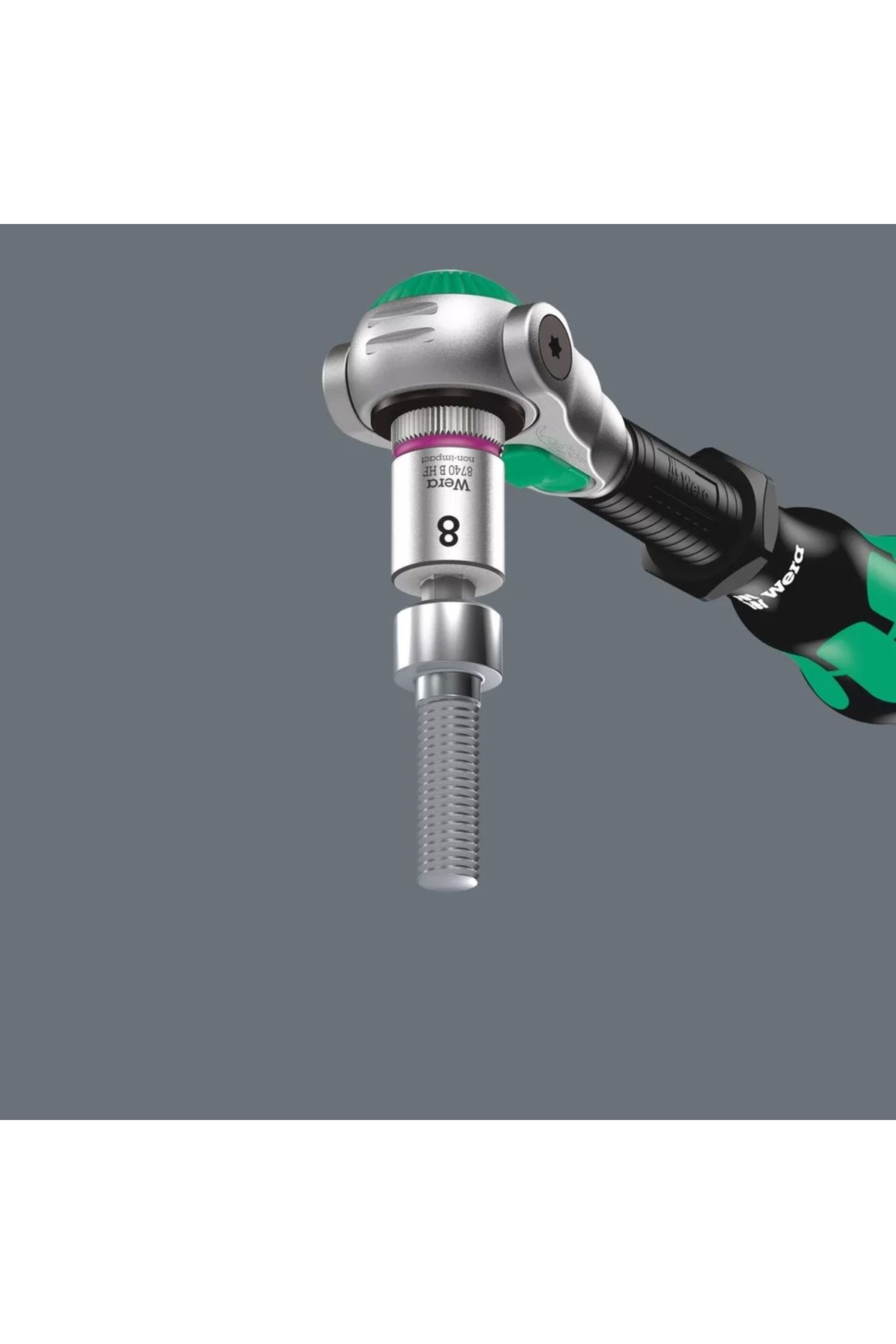 wera-8740 B Hf Hex-plus - 3/8" Socket, 1/4"x35mm05003089001 2