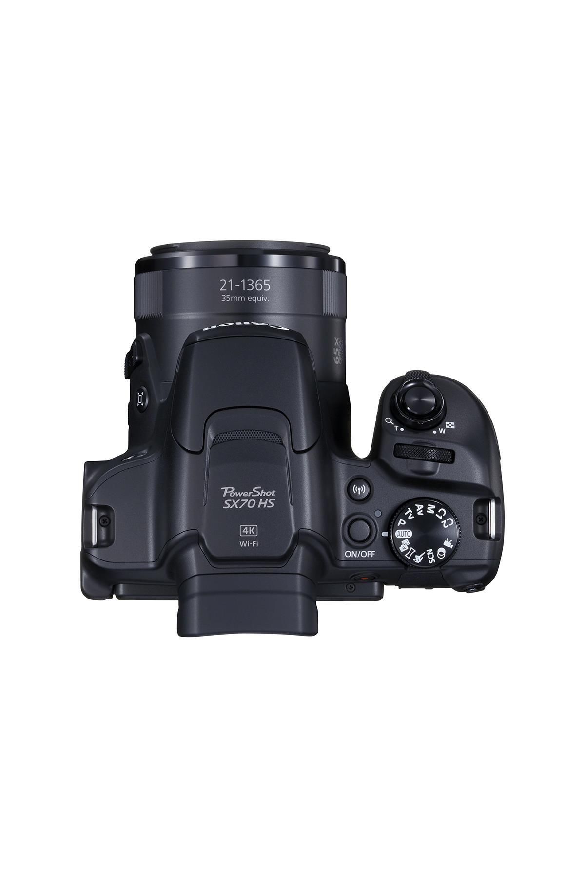Canon-كاميرا Canon PowerShot SX70 HS ذات العدسة الثابتة وتقريب بصري 65x وأفلام بدقة 4K وبلوتوث وواي فاي 2