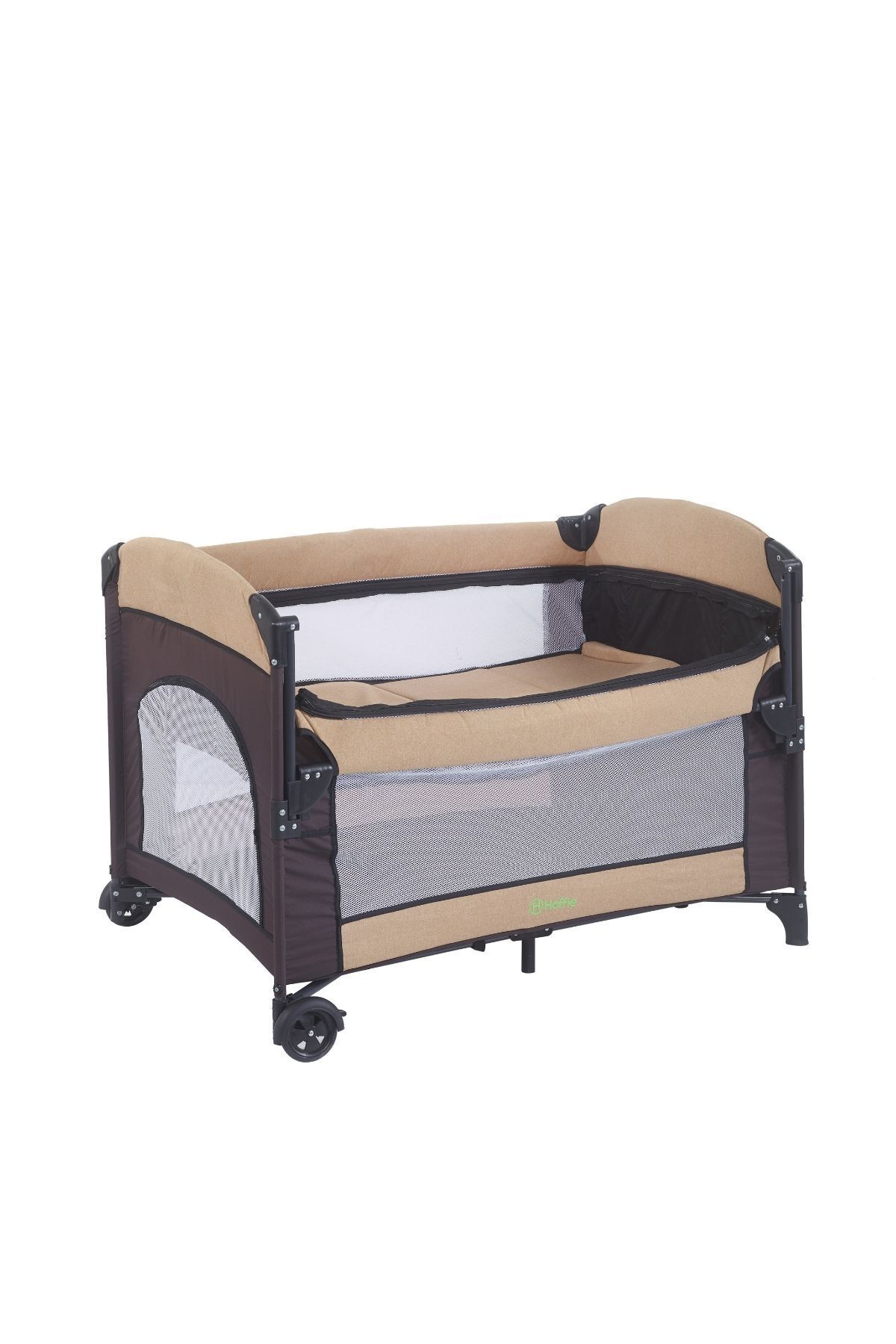 Hoffie Mastic Anne Yanı Park Yatak Sallanır Oyun Parkı Cibinlikli Yataklı 70x110 Cm fotoğrafı 4 (önizleme)