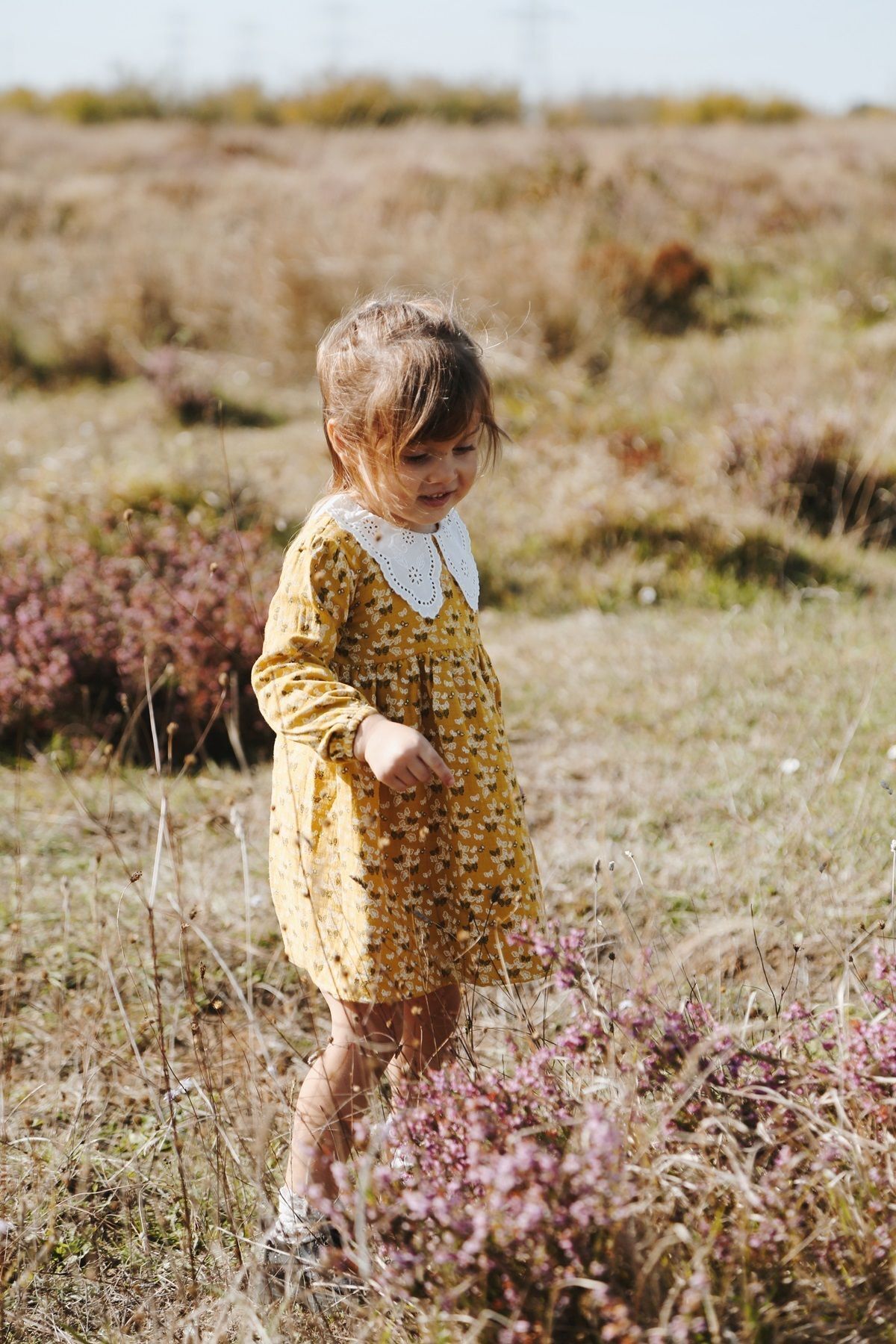 Baby Animals-Baby Mädchen Kinder Geburtstag Party Hochzeit Kleid Gefüttert Kinderkleidung Kleinkinderkleidung Mädchen Elbmuslin 8