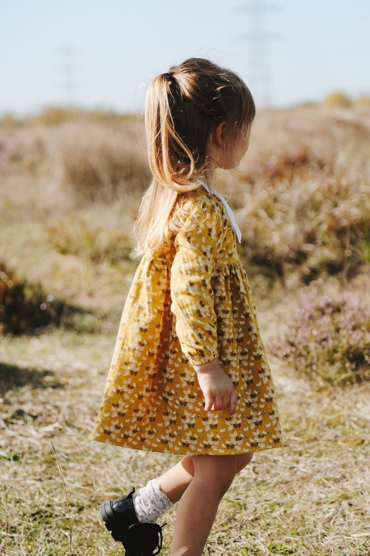 Baby Animals-Baby Mädchen Kinder Geburtstag Party Hochzeit Kleid Gefüttert Kinderkleidung Kleinkinderkleidung Mädchen Elbmuslin 7