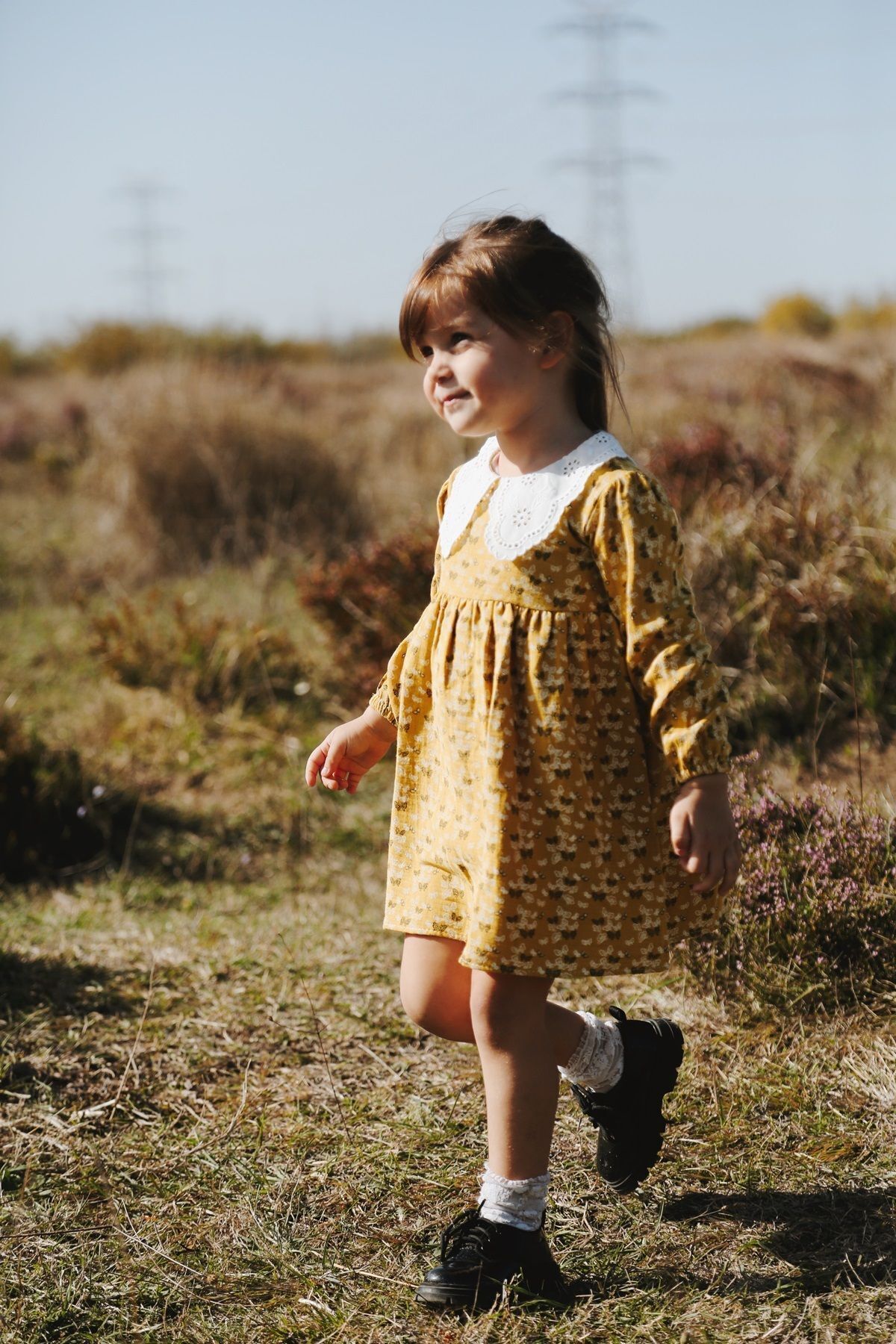Baby Animals-Baby Mädchen Kinder Geburtstag Party Hochzeit Kleid Gefüttert Kinderkleidung Kleinkinderkleidung Mädchen Elbmuslin 4
