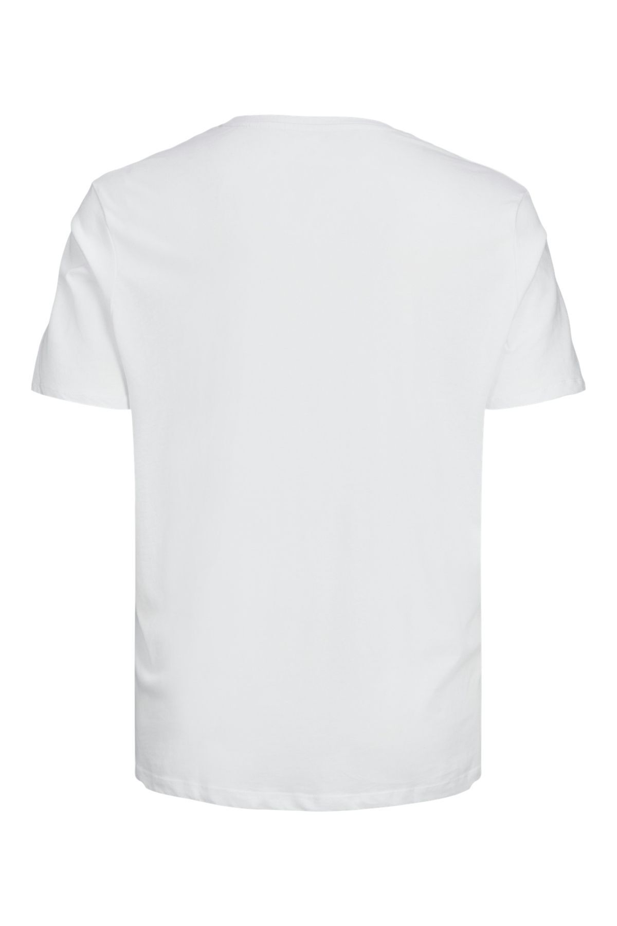 تیشرت مردانه سفید جک اند جونز | TYCE214743F9CA3F00 اورجینال - تصویر 8