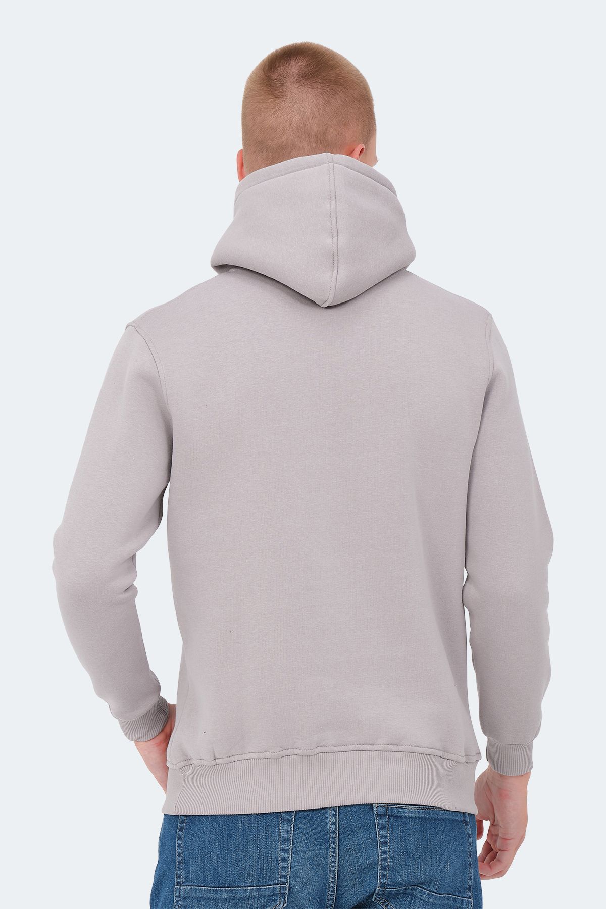 سویشرت مردانه خاکستری سنگی OPHIR I Slazenger