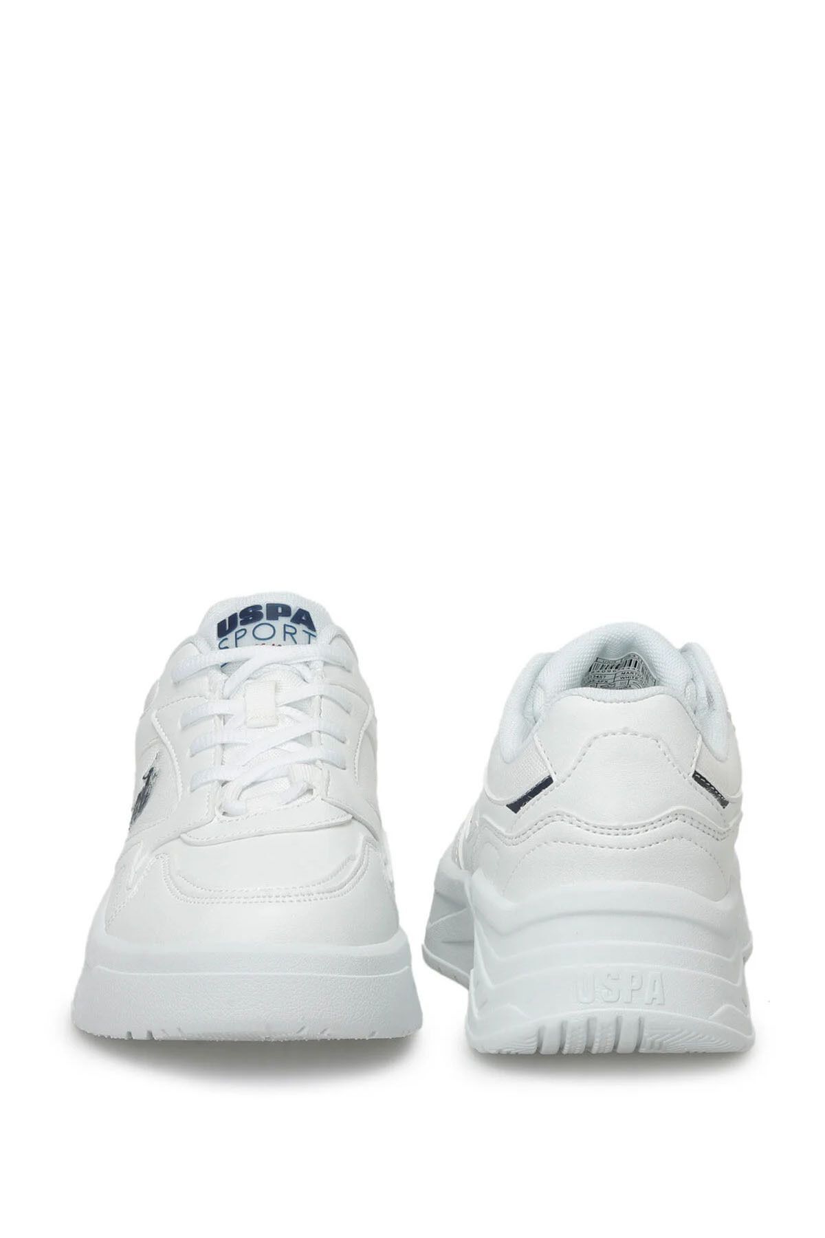 U.S. Polo Assn. یو اس پولو اسنیکر زنانه Martha 4Fx سفید - نیروی دریایی اورجینال - تصویر 3