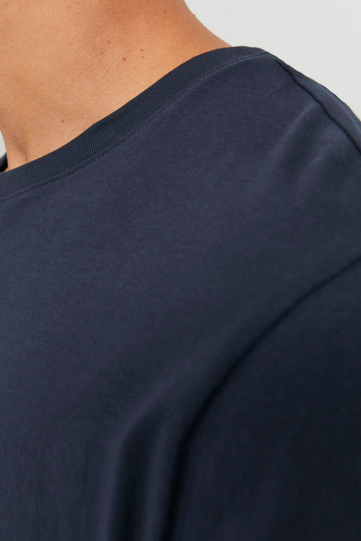 تی شرت آبی مردانه Jack & Jones JJEORGANIC BASIC TEE SS O Navy Blue 101069469 Jack & Jones