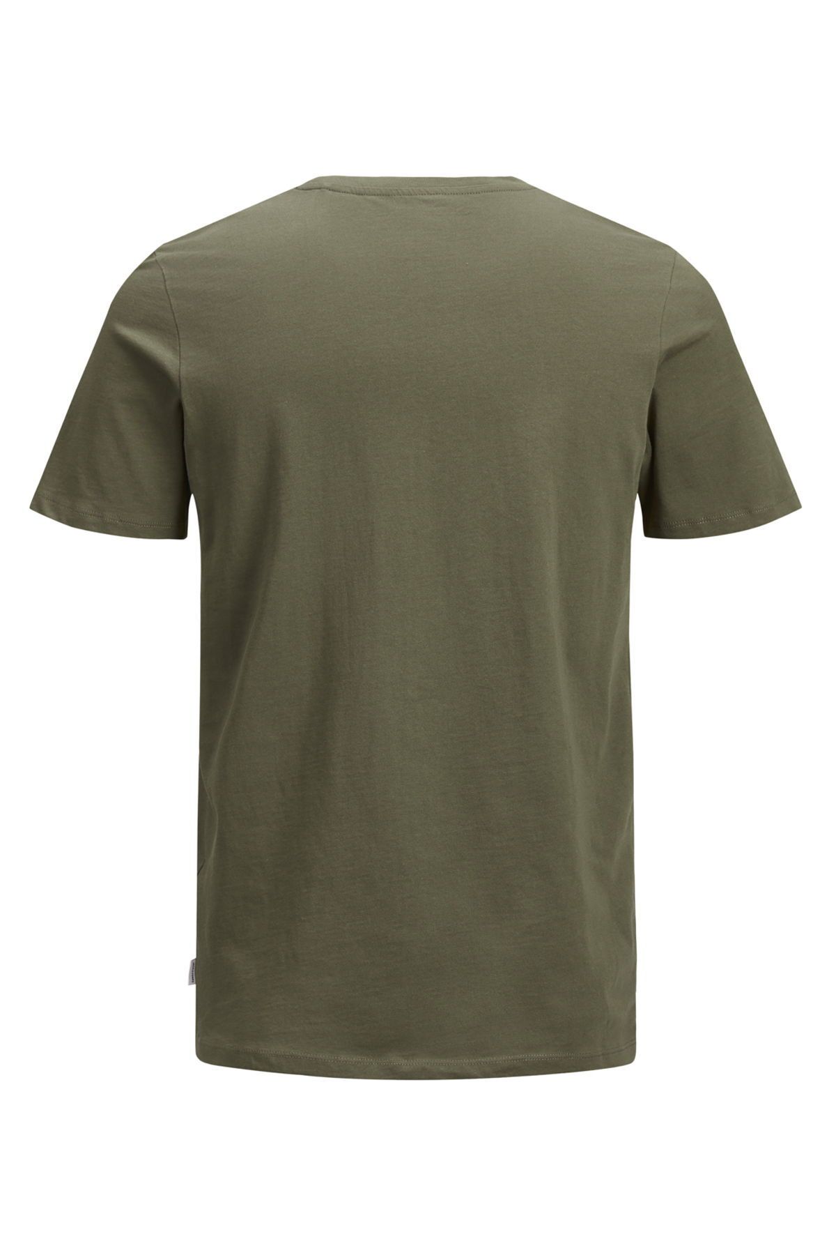 تی شرت سبز مردانه Jack & Jones آستین کوتاه Basic Ss O Green Jack & Jones