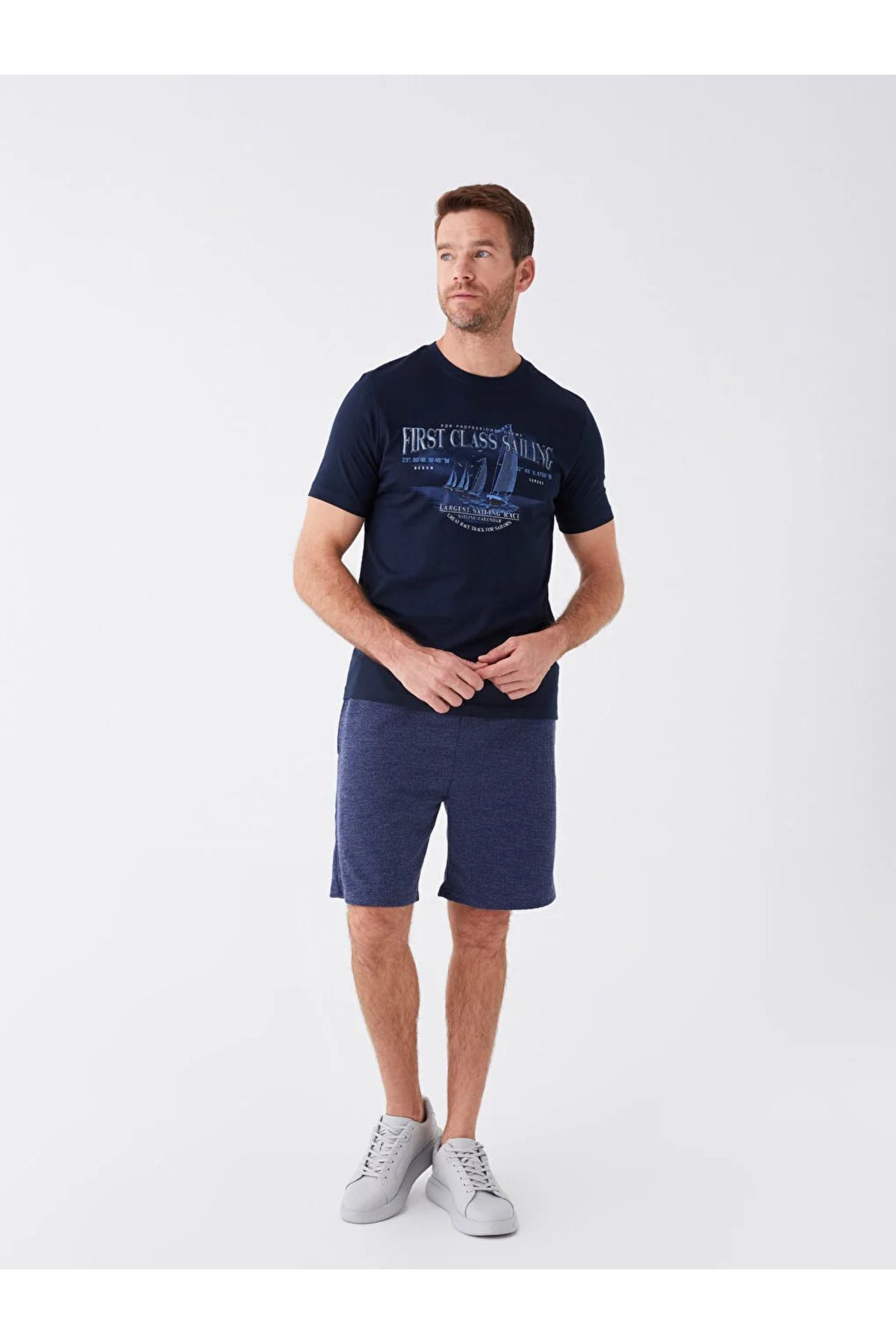 تیشرت مردانه سبز ال سی وایکیکی | S41773Z8 - TW2 اورجینال - تصویر 4