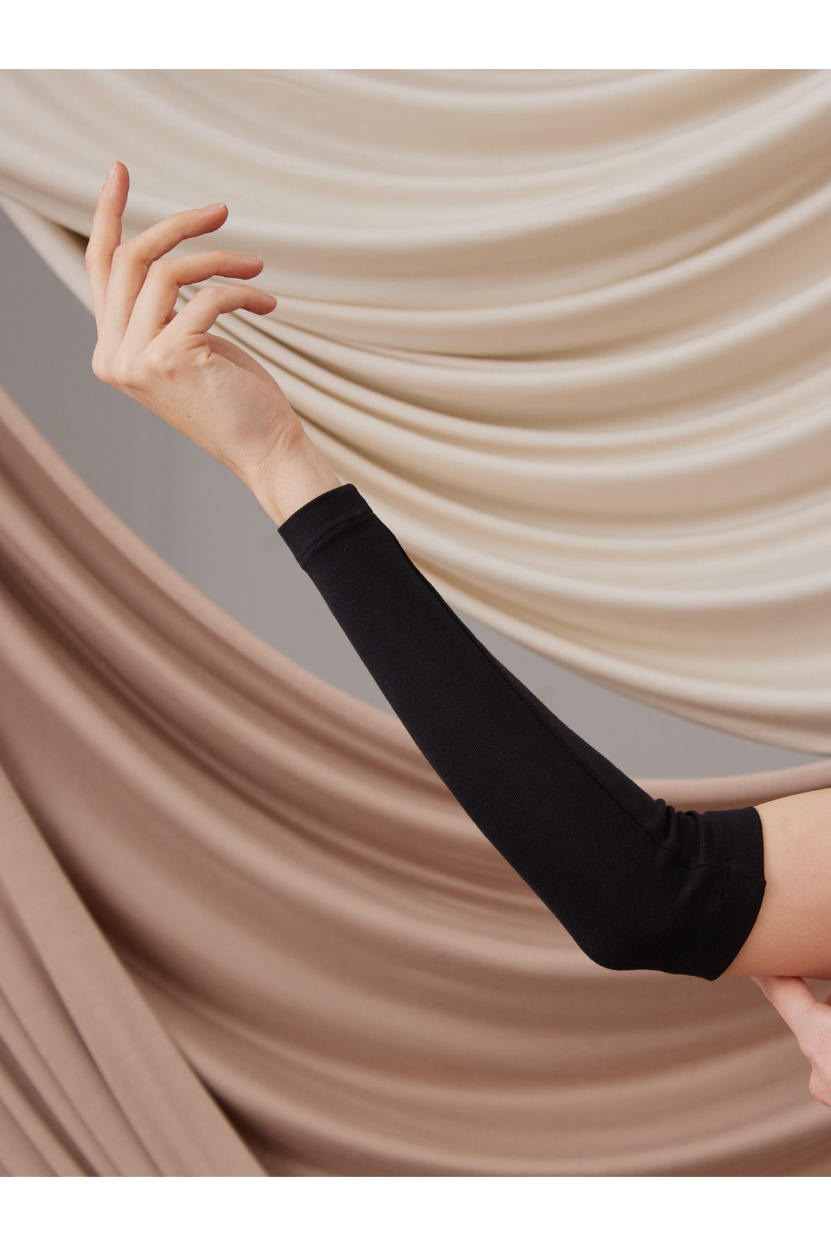 Femple Modest Tesettür Kolluk | Renk: Siyah | Arm Cover