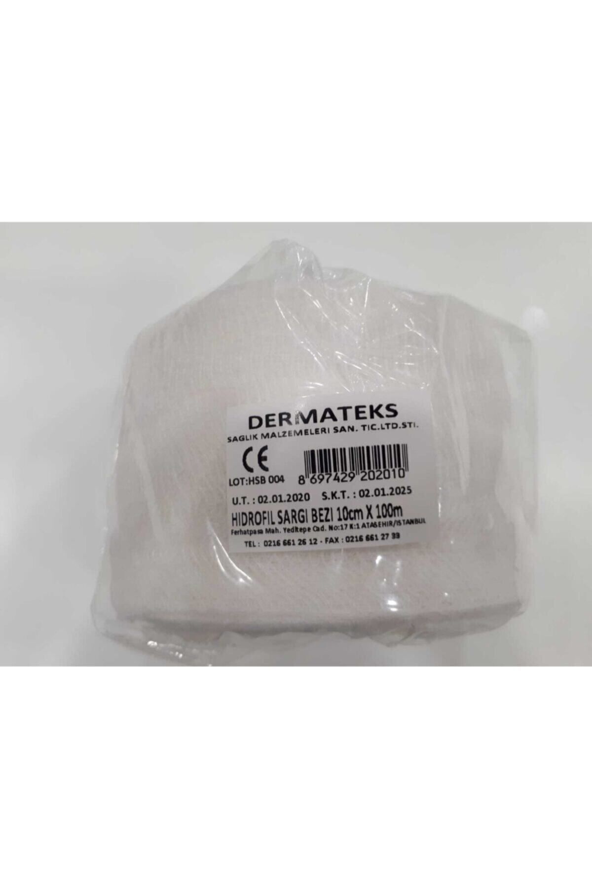 Dermateks Hidrofil Sargı Bezi 10cm*100 Mt