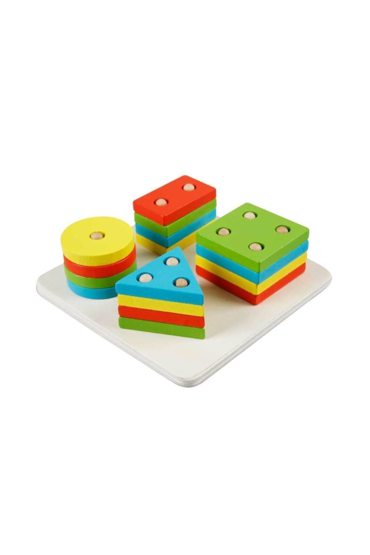 Woody Ahşap Bultak Geometrik Şekil Yerleştirme