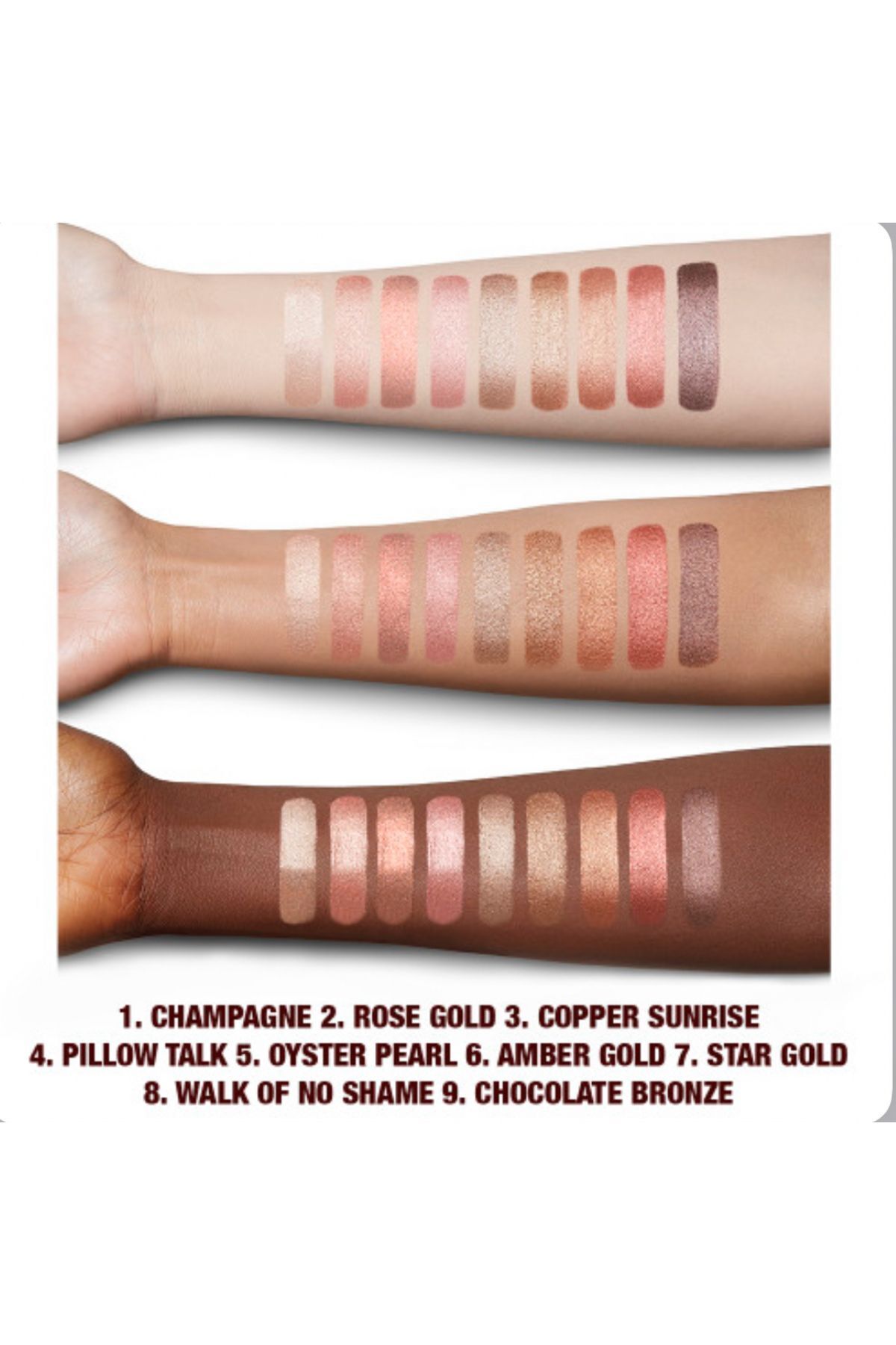 سایه چشم  قهوه ای charlotte tilbury | EETMXX713R اورجینال - تصویر 5