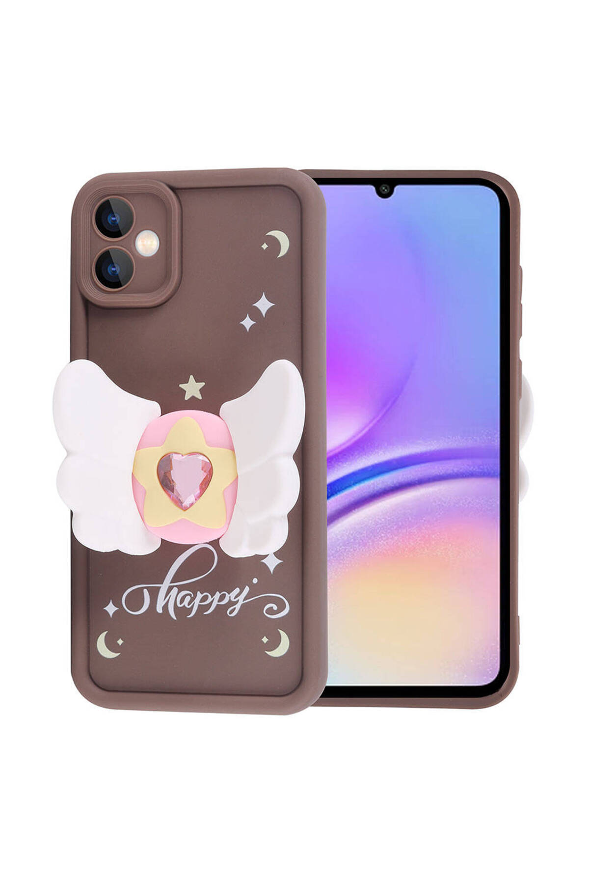 Samsung Galaxy A05 Compatible Case Soft Silicone Cover with Camera Shielded Butterfly Shape