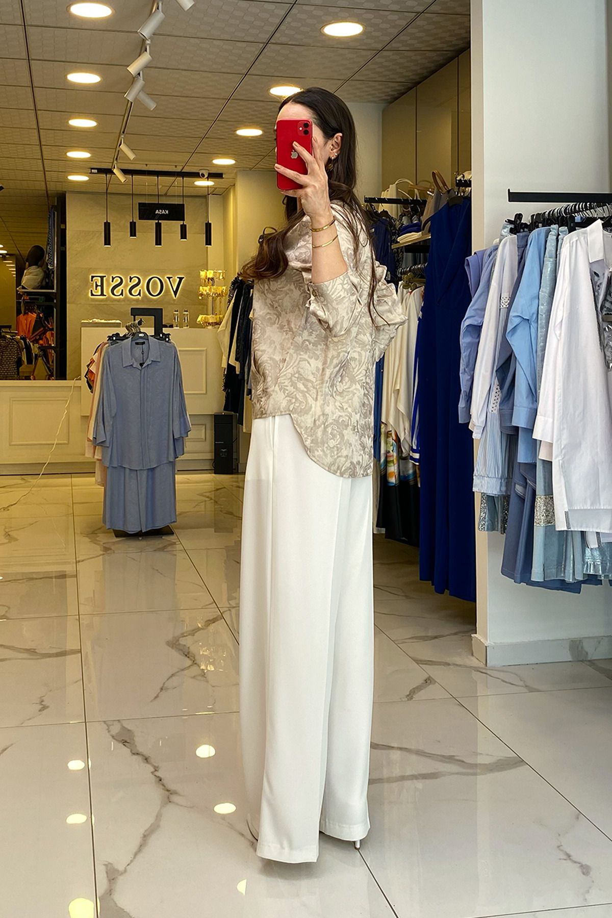 کت نود زنانه لباس ژاکت جزئیات جیب زیپ شنی مد اورجینال Vosse