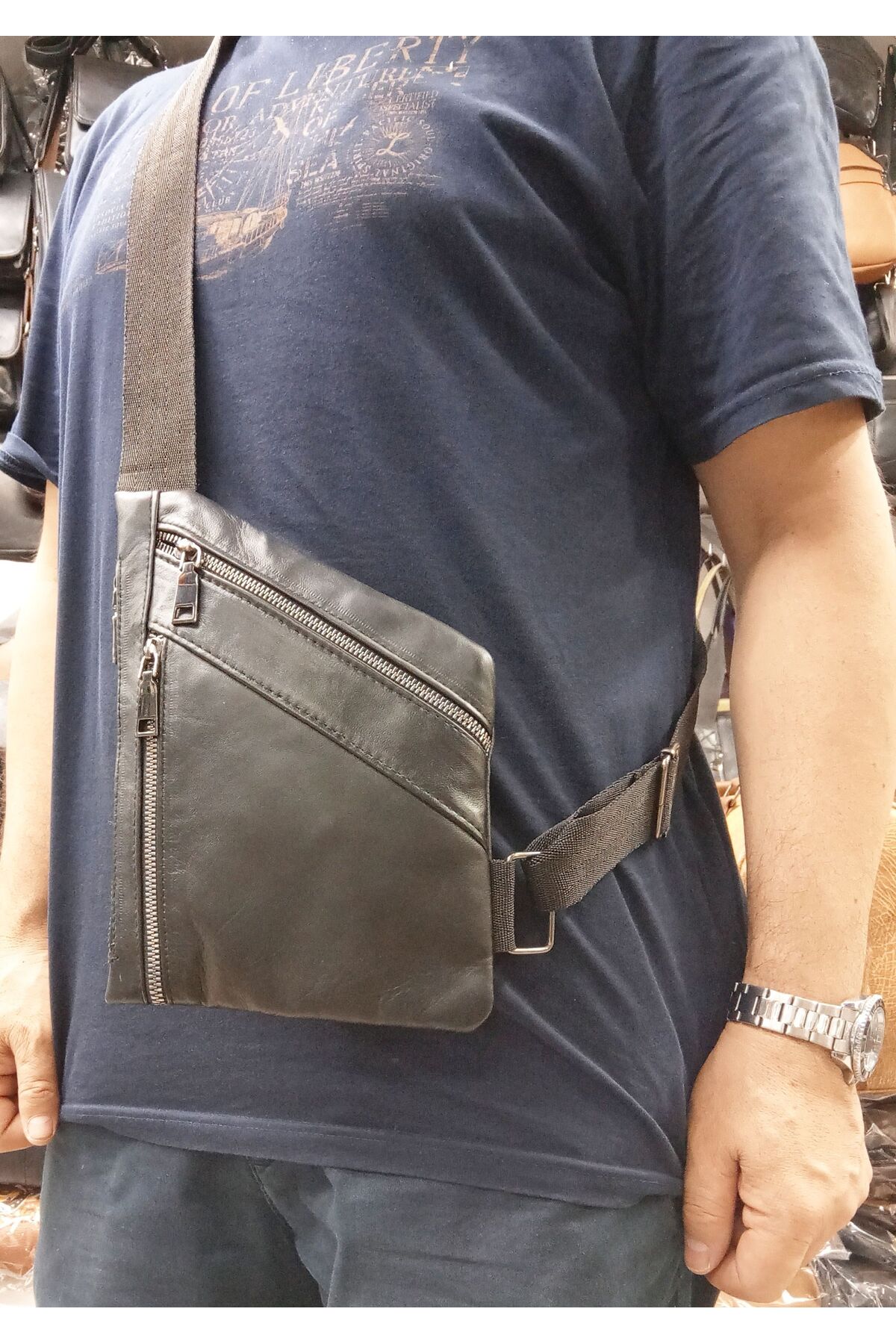 کوله پشتی زنانه مشکی Martello | YC3009 اورجینال - تصویر 4