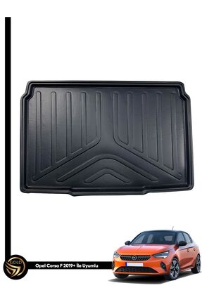 Black Gold Opel Corsa F 2019+ 3D Birebir Uyumlu Bagaj Havuzu Frj