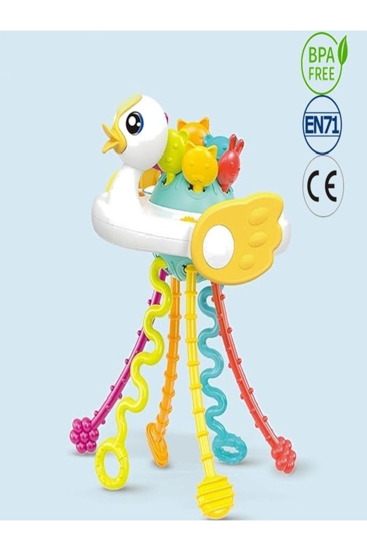 بازیچه دندانگیر و مهارت مشاهده حسی مونتهسوری به شکل اردک