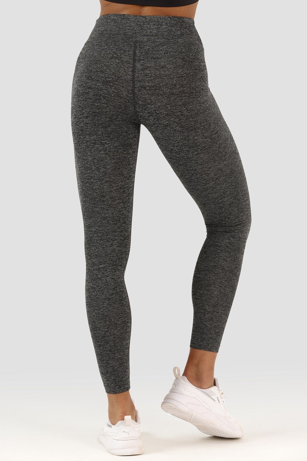 Superstacy-High Waist Sports Gray Leggings 3