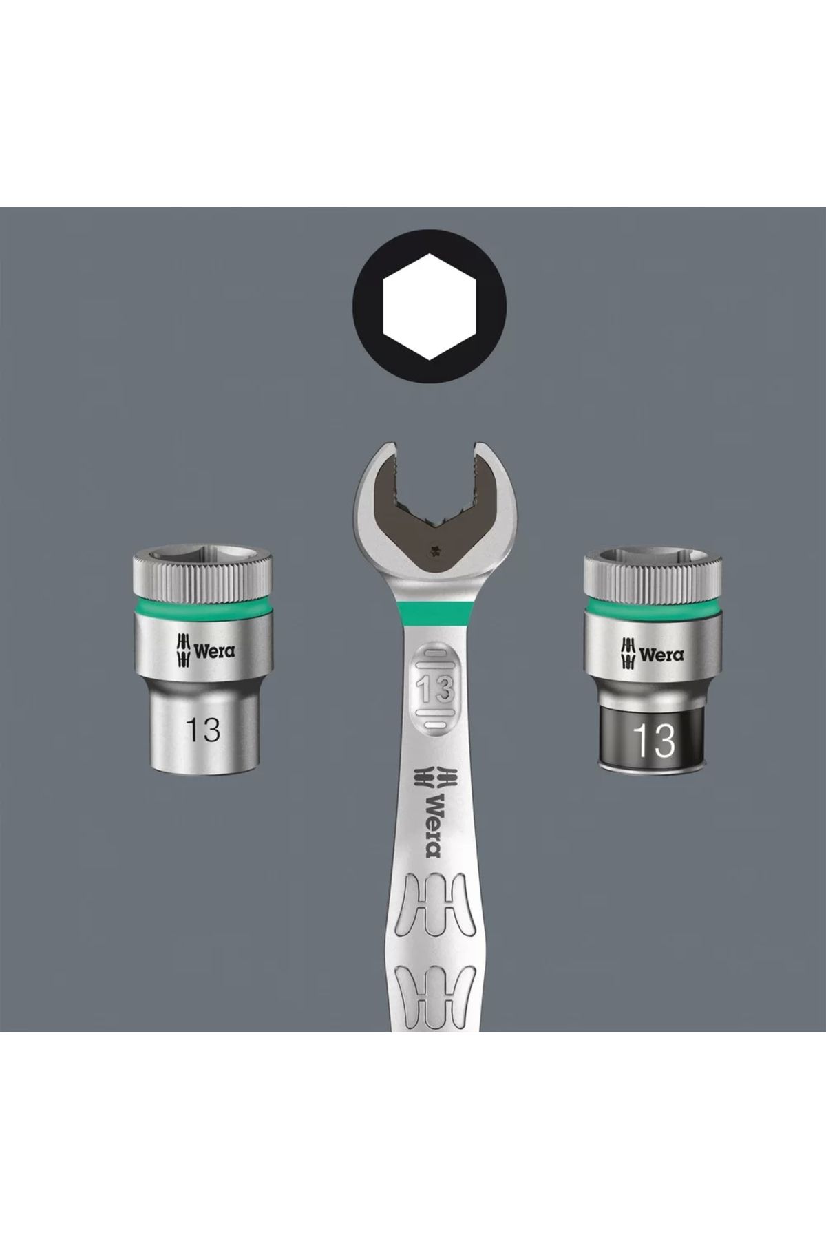 wera-8740 B Hf Hex-plus - 3/8" Socket, 1/4"x35mm05003089001 5