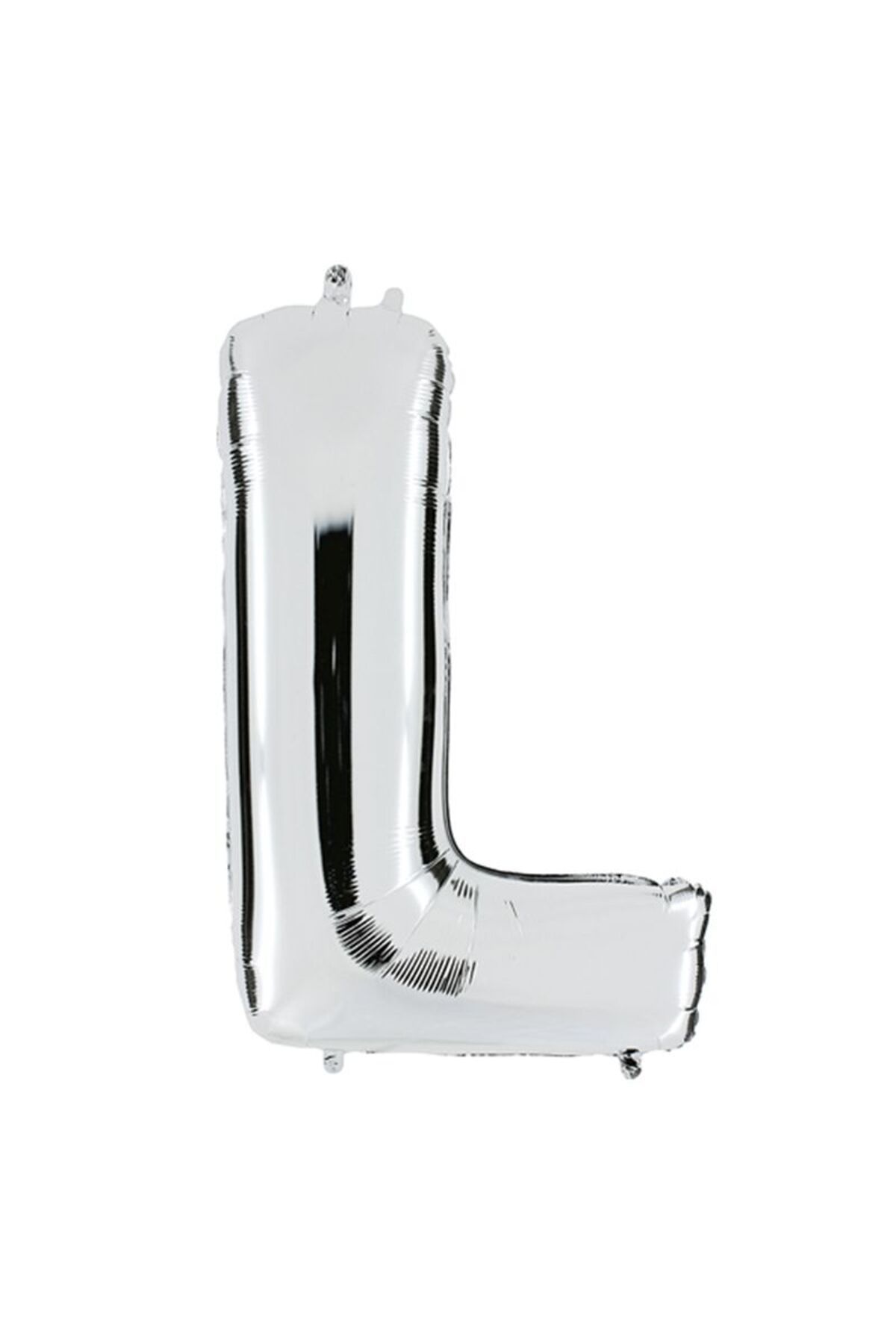 HBK-Partidolu L Letter Foil Balloon 100 Cm Silver 1