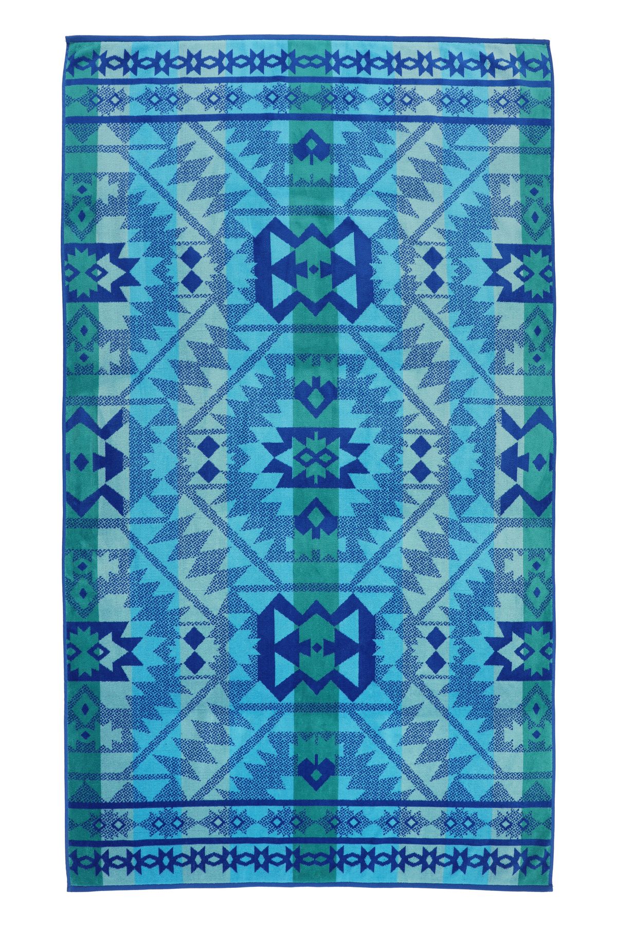 Пляжное полотенце Özdilek Saint Tropez Aztec Blue Velvet, 101x178 см PR-EVTEKSTILI-63208201327