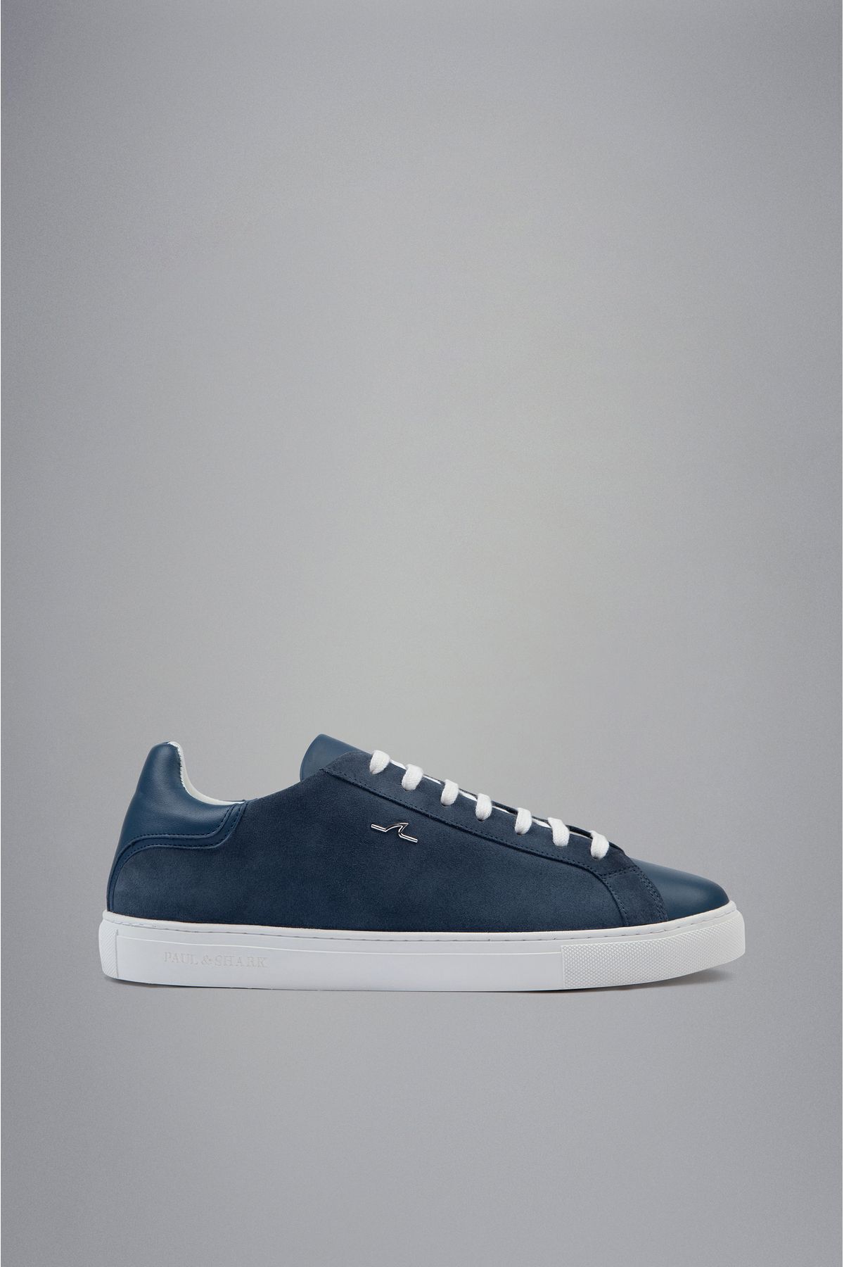 پال اند شارک کفش کتانی مردانه چرم راحت و غیررسمی آبی رنگ 24418002-420